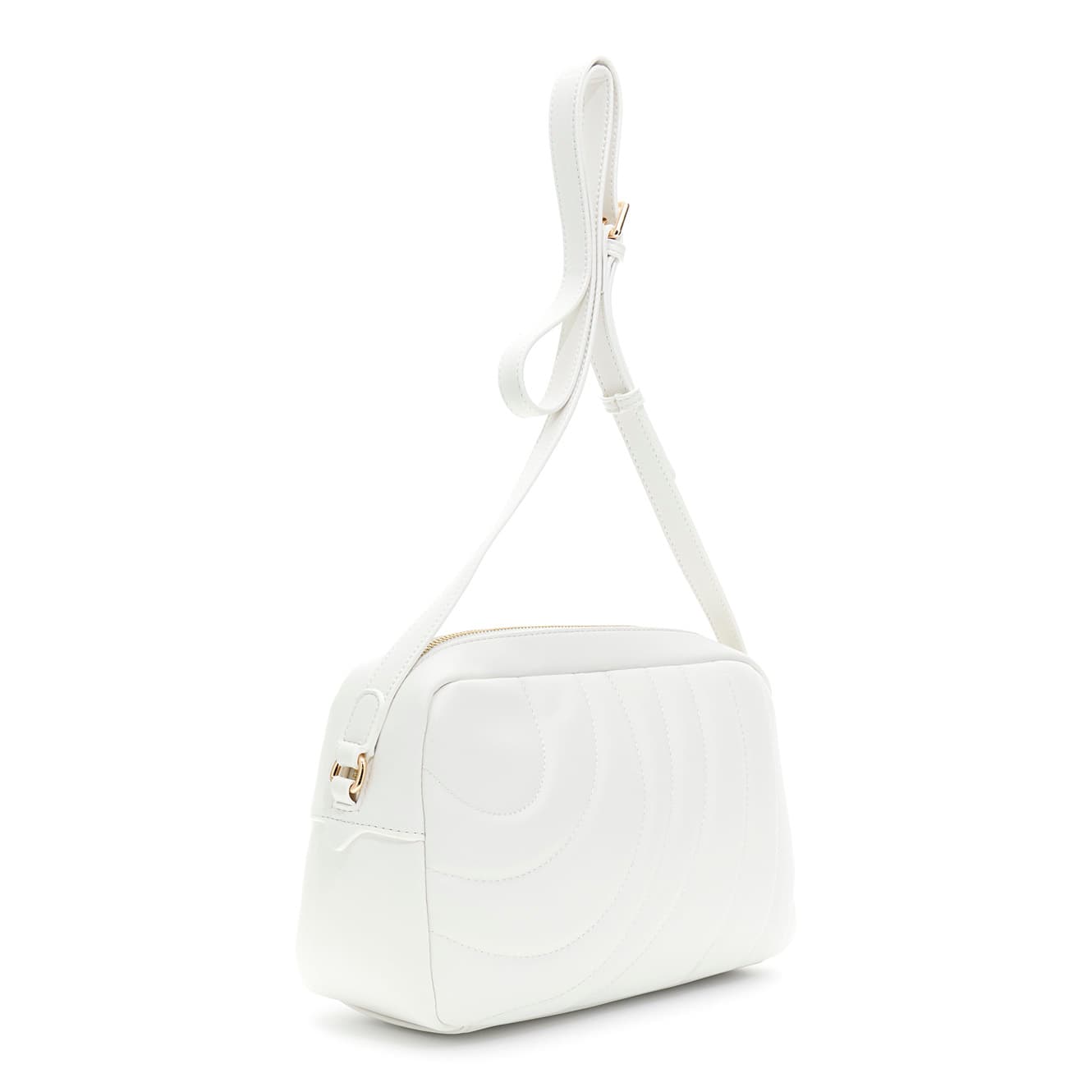 Camera bag con trapuntatura imbottita bianco — vista 2