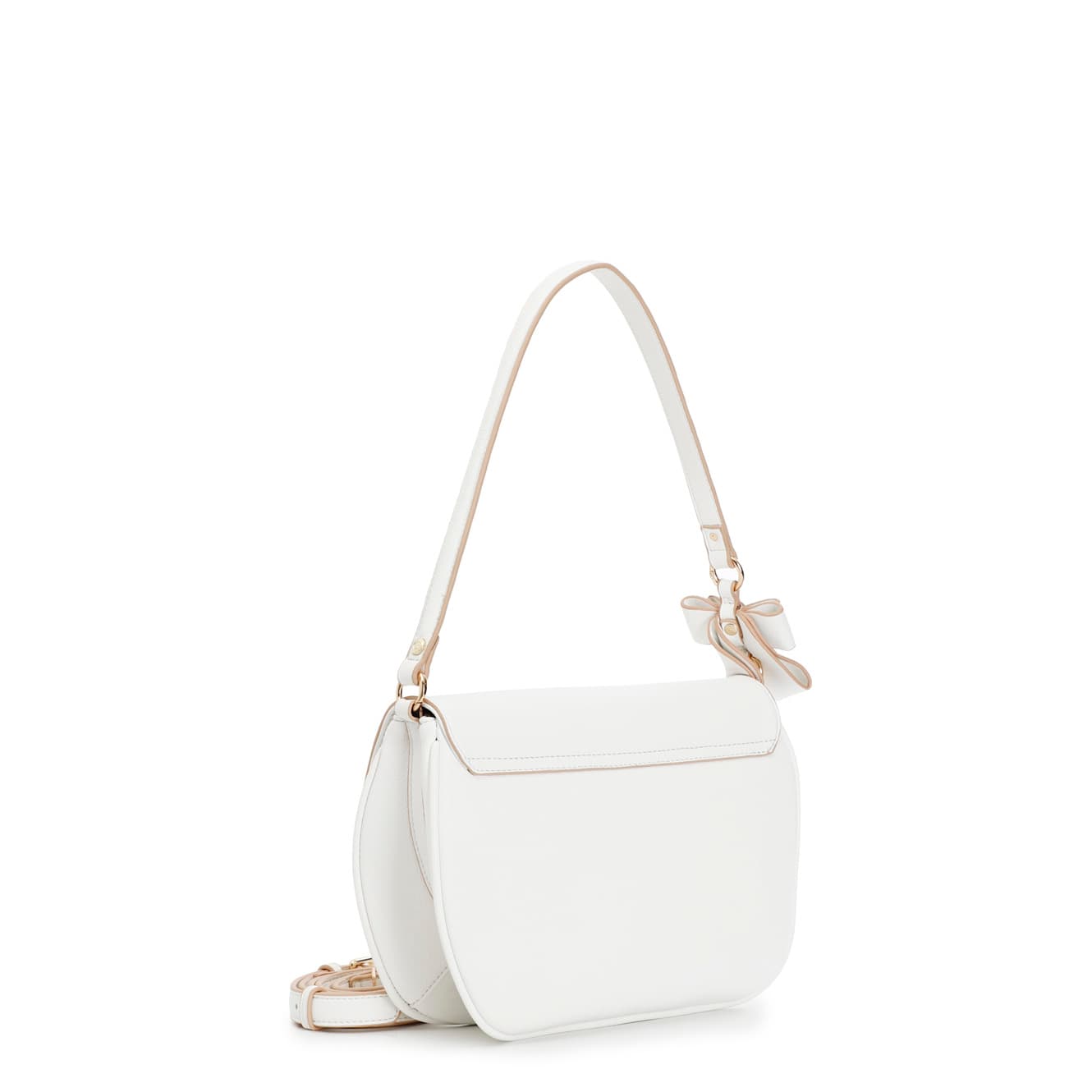 Pattina con dettaglio charm con fiocco bianco — vista 2