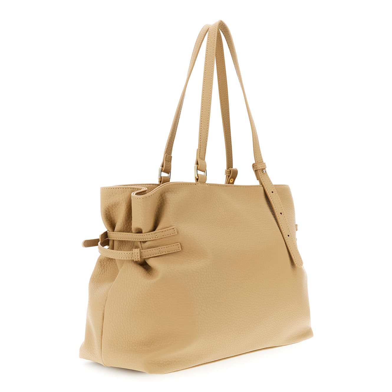 Shopping effetto pelle con grana taupe — vista 2