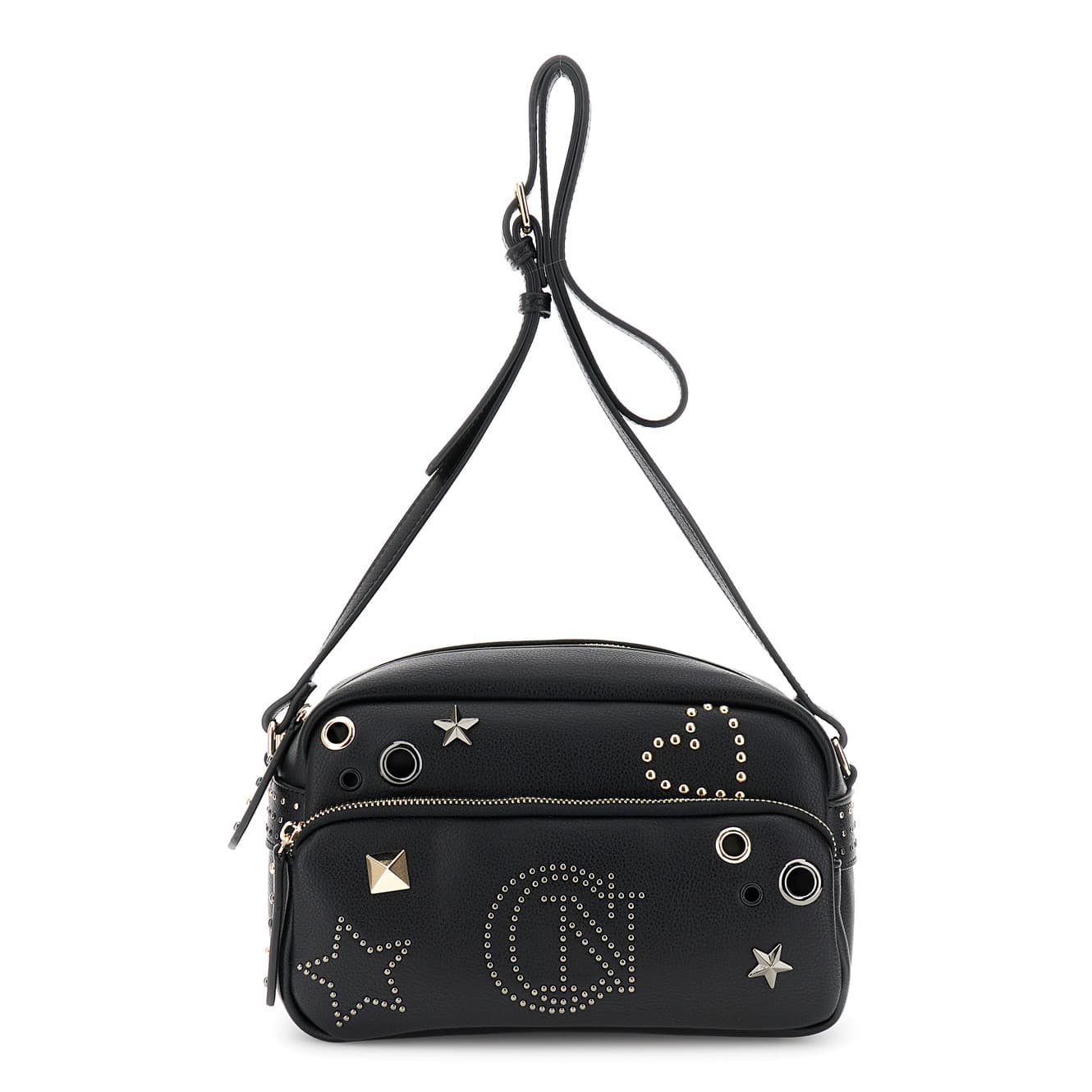 CafèNoir — Camera bag con tasca davanti, apertura con zip nero