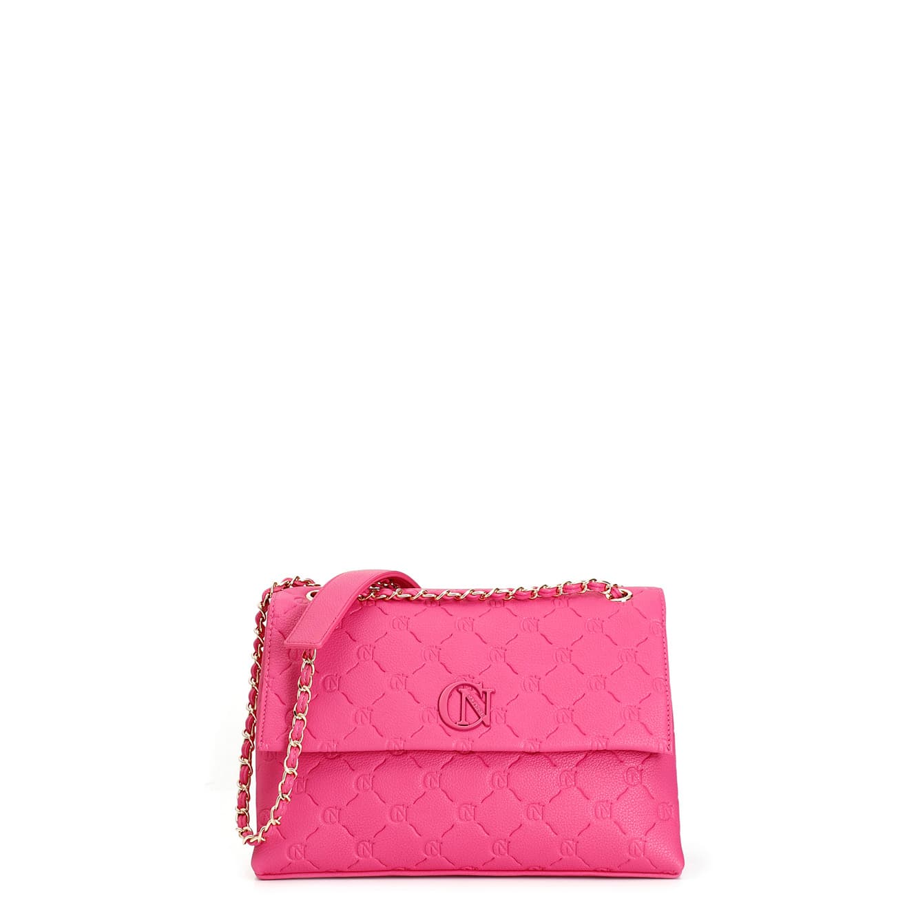 CafèNoir — Pattina con logo embossed all over fuxia