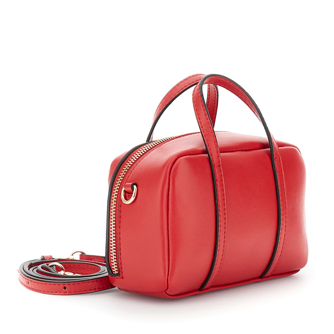 Minibag con lettering in metallo rosso — vista 2
