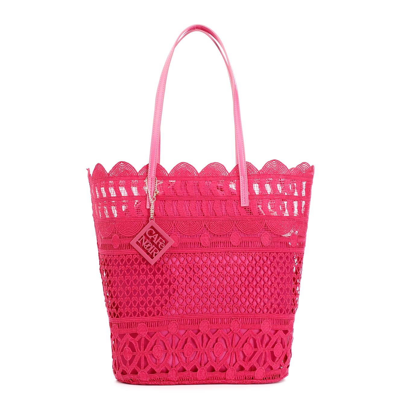 CafèNoir — Shopping in pizzo con charm fuxia