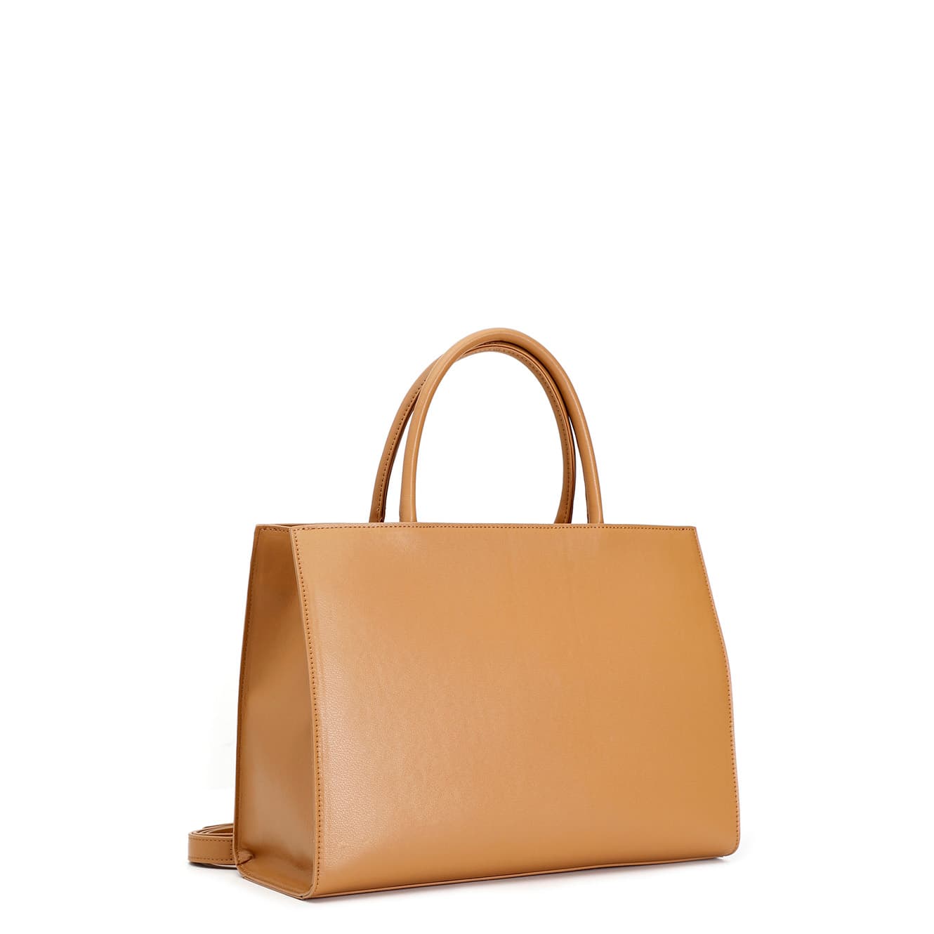 Tote con intreccio nocciola — vista 2