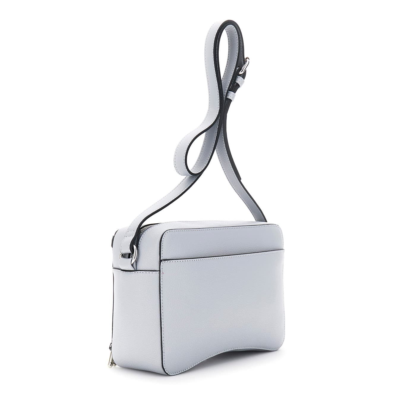 Camera bag effetto pelle granosa e charm colorato logato cielo — vista 2