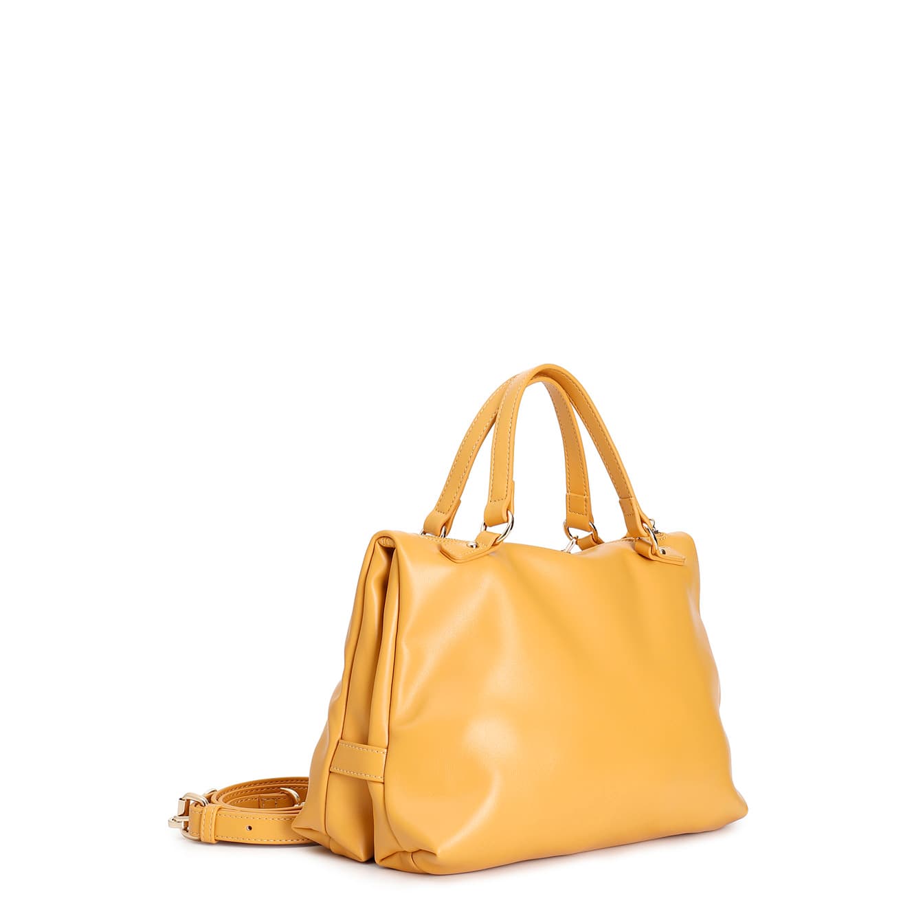 Bauletto con tasca sul davanti e catena smaltata multicolor arancio — vista 2