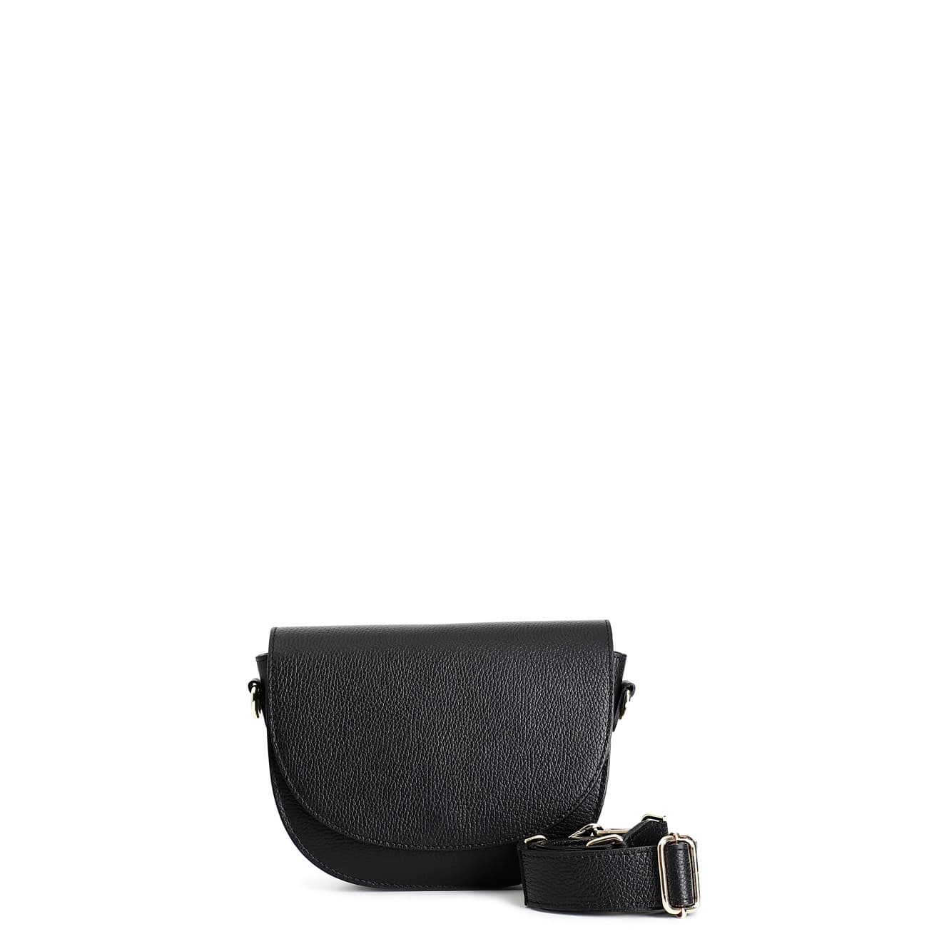 CafèNoir — Borsa a sacca effetto puffy con logo in metallo nero
