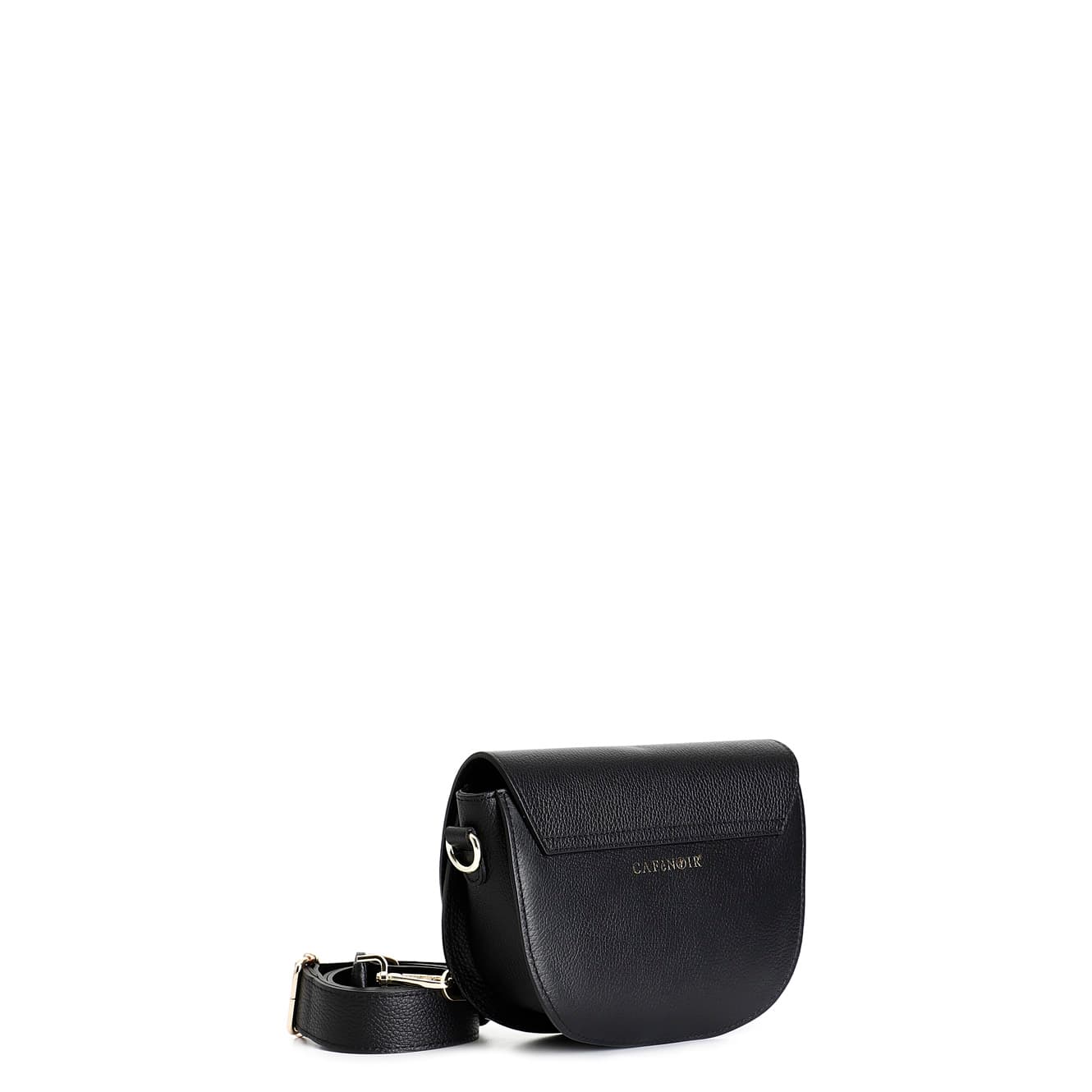 Borsa a sacca effetto puffy con logo in metallo nero — vista 2