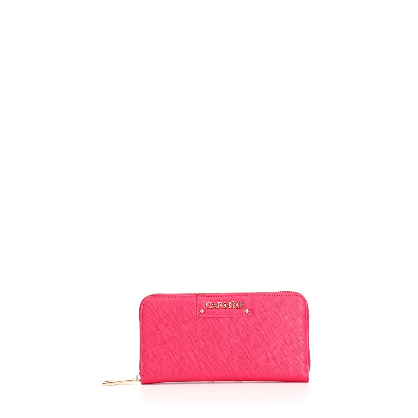 CafèNoir — Portafoglio zip round fuxia