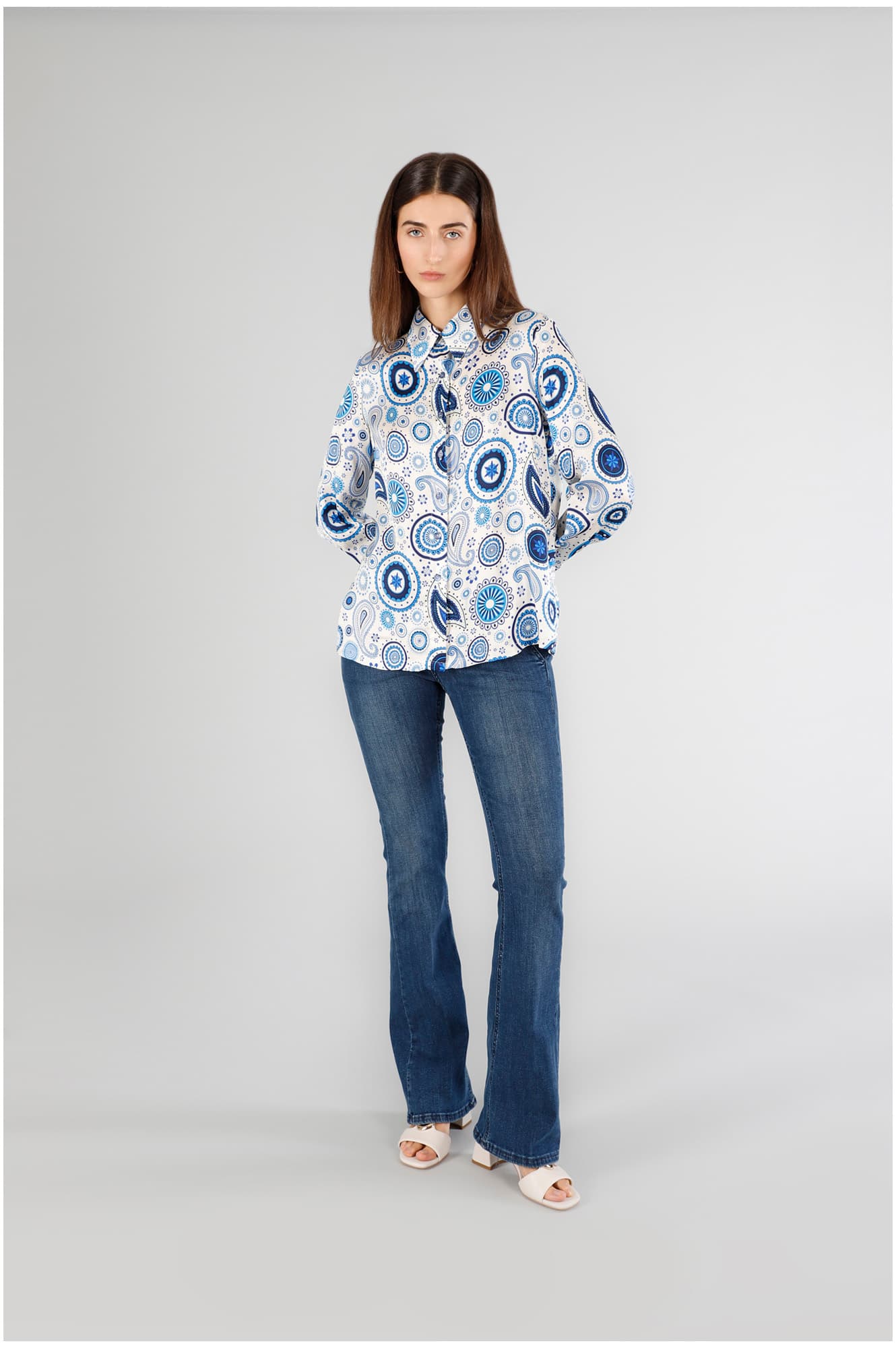 Camicia stampata bandana multiblu — vista 3