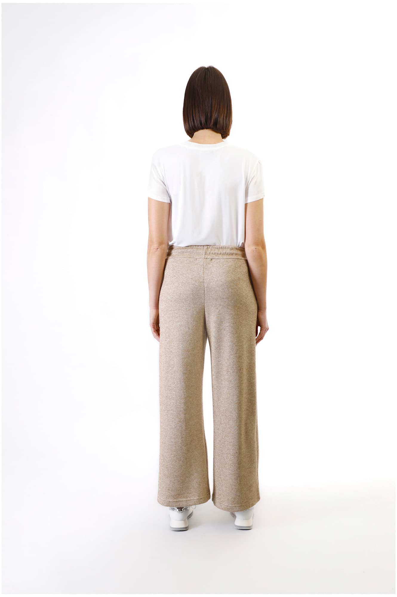 Pantaloni modello palazzo mano calda gold — vista 2