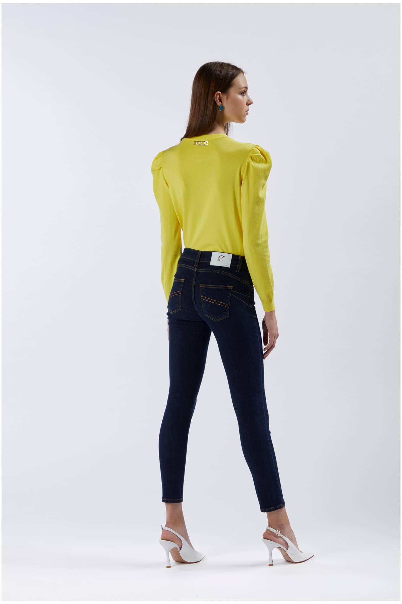 Jeans denim skinny super stretch indaco — vista 2