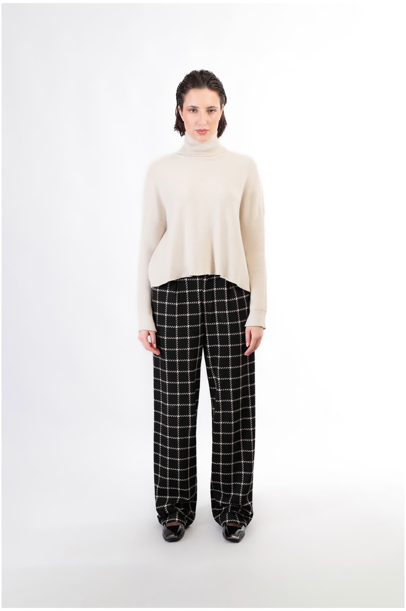 CafèNoir — Maglia collo alto avorio
