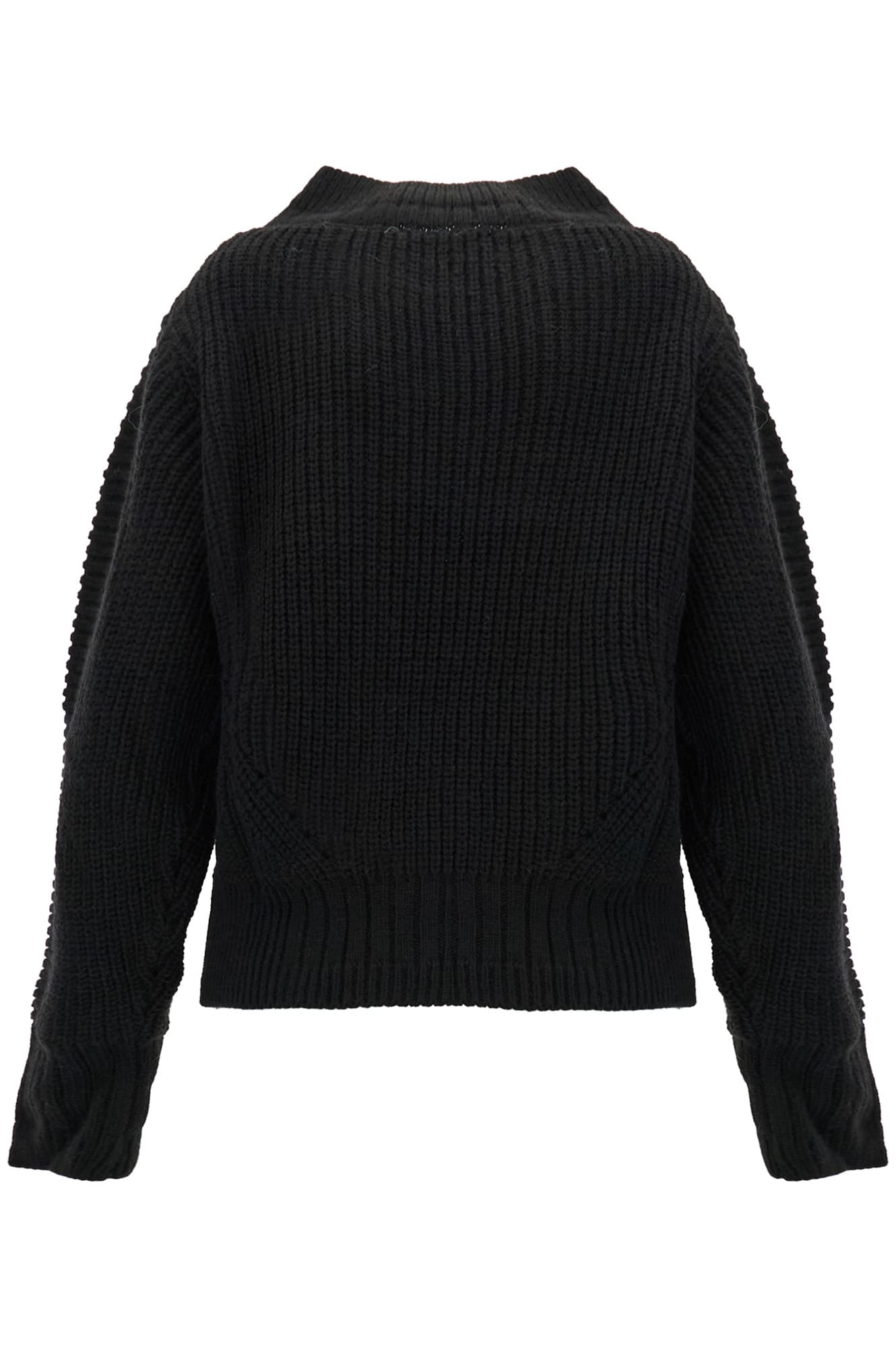 Maglia girocollo nero — vista 2