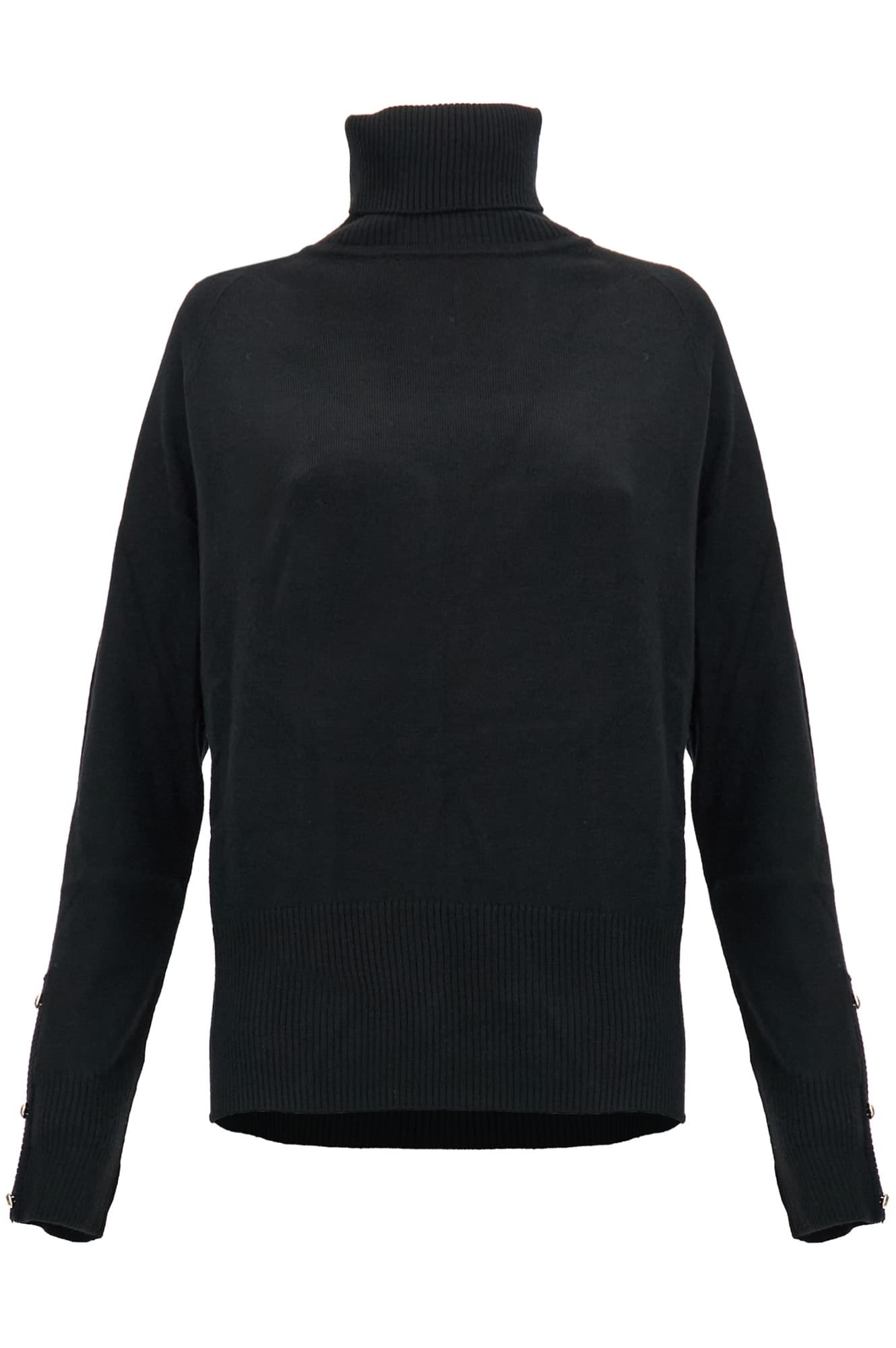CafèNoir — Maglia con colletto alto nero