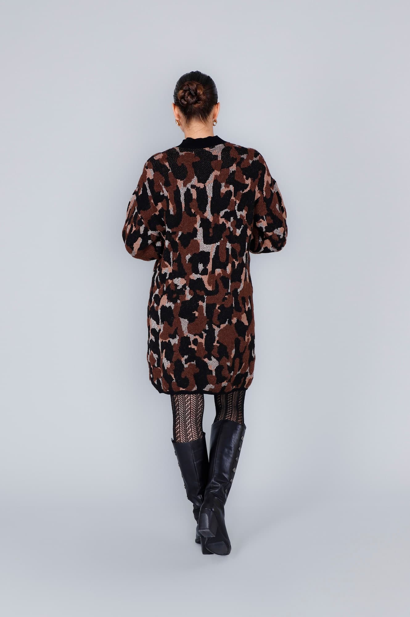 Miniabito lavorazione jacquard animalier multi animalier — vista 2