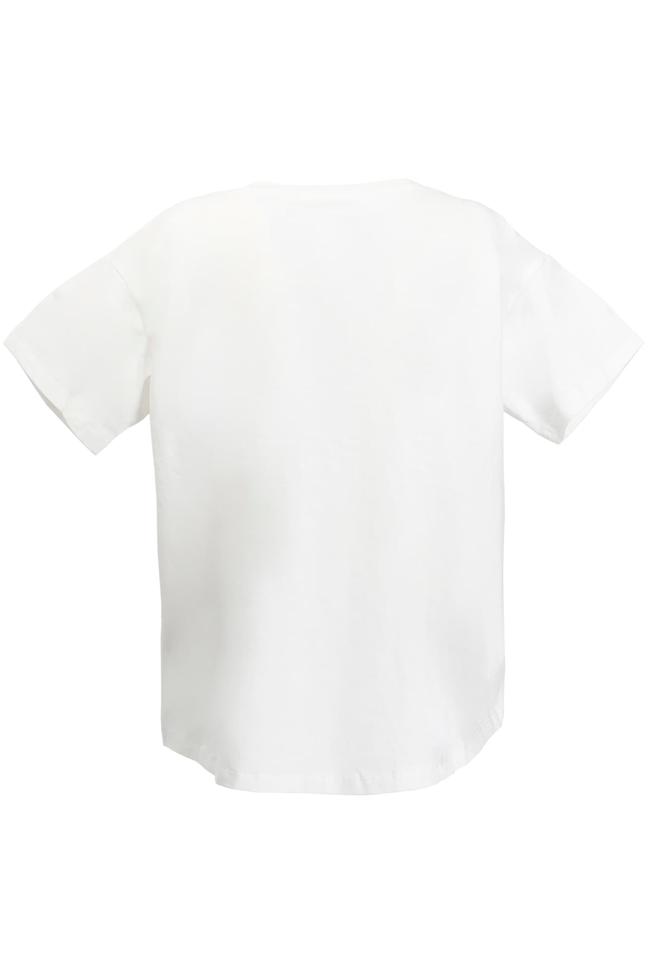T-shirt con scritta "keep growing" bianco — vista 2