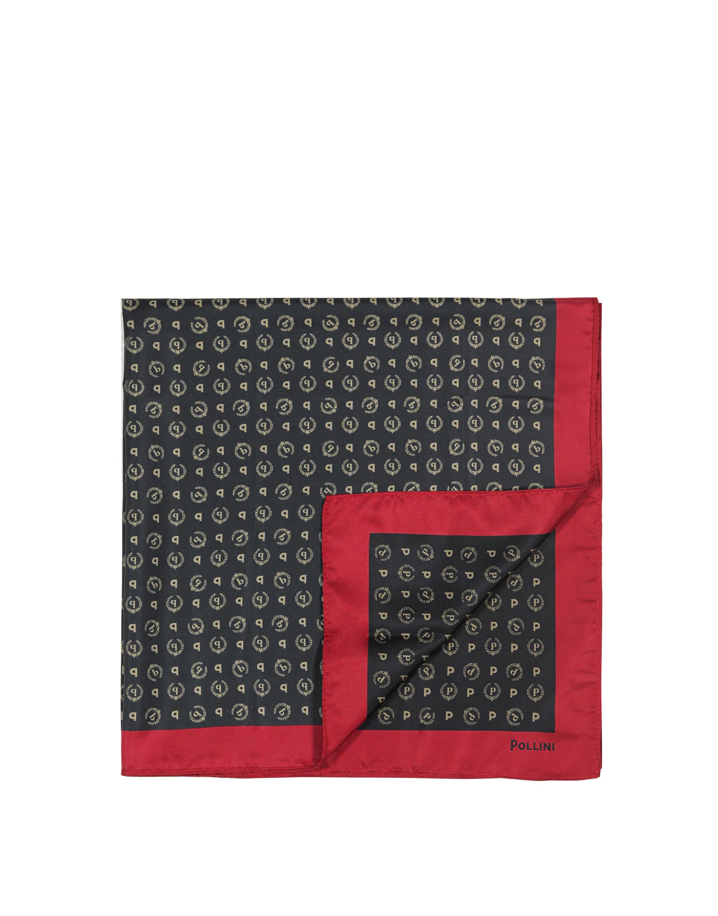 pollini — Foulard in raso Heritage Logo Classic