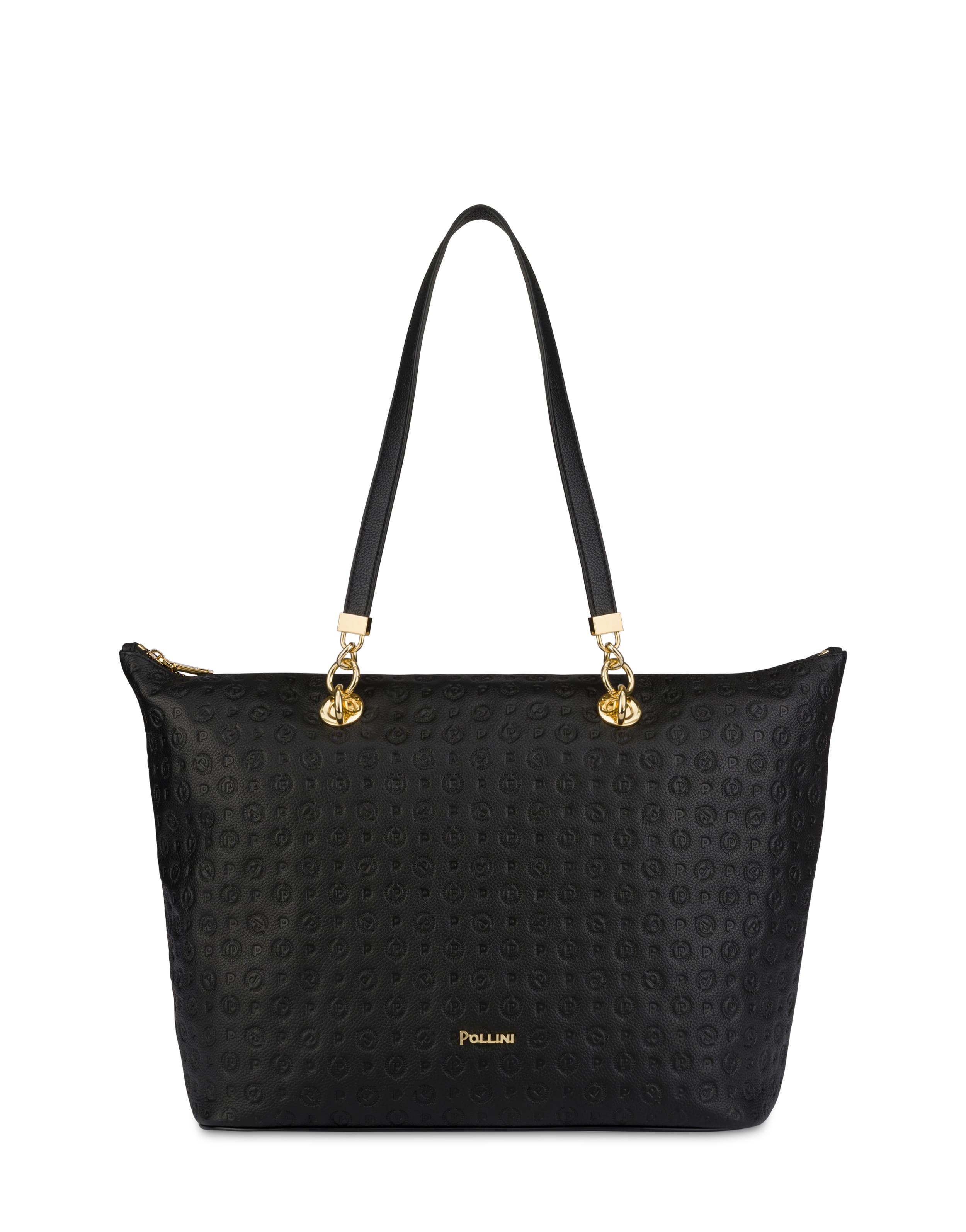 pollini — Shopping bag Heritage Logo Embossed