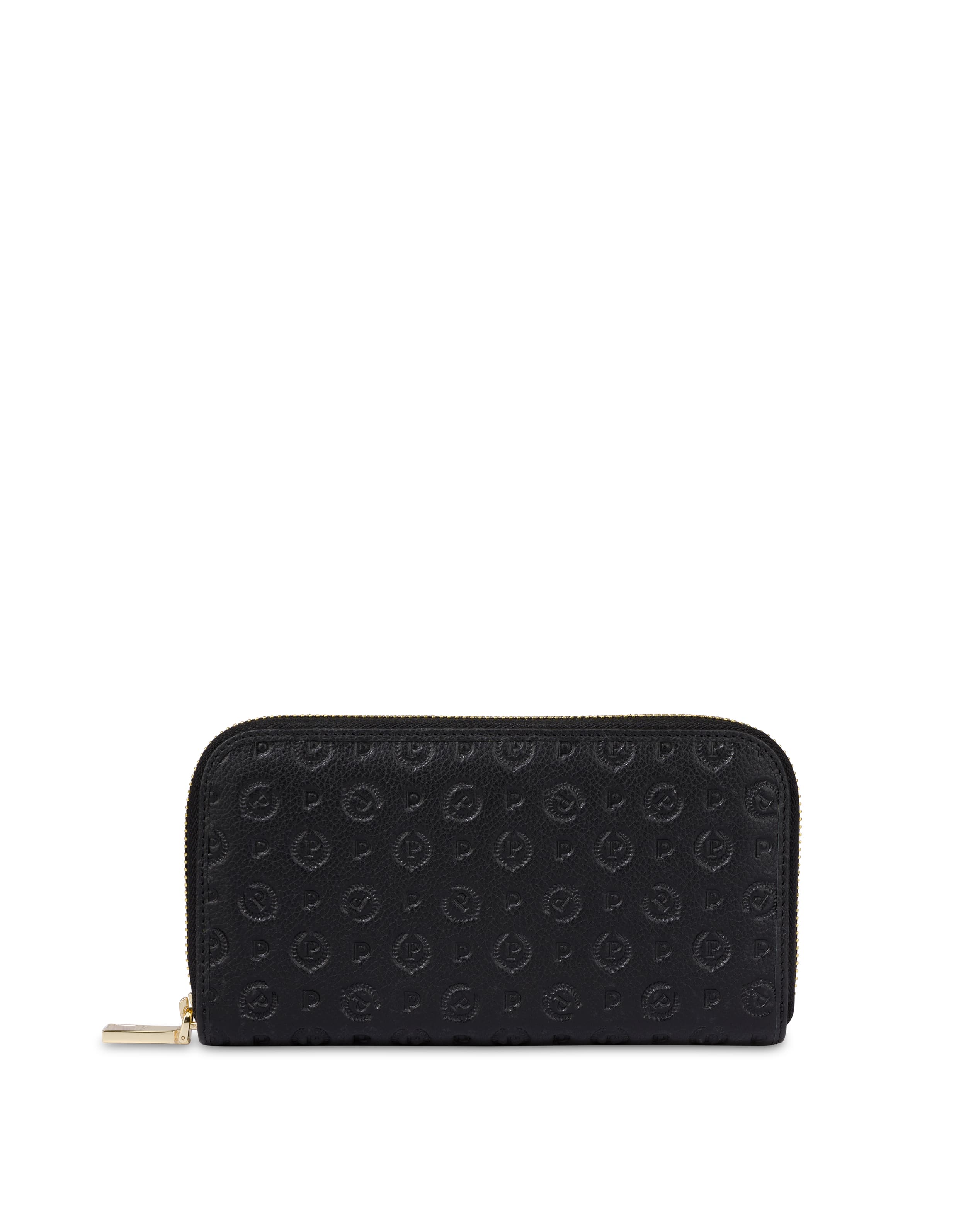 pollini — Portafoglio zip around Heritage Logo Embossed