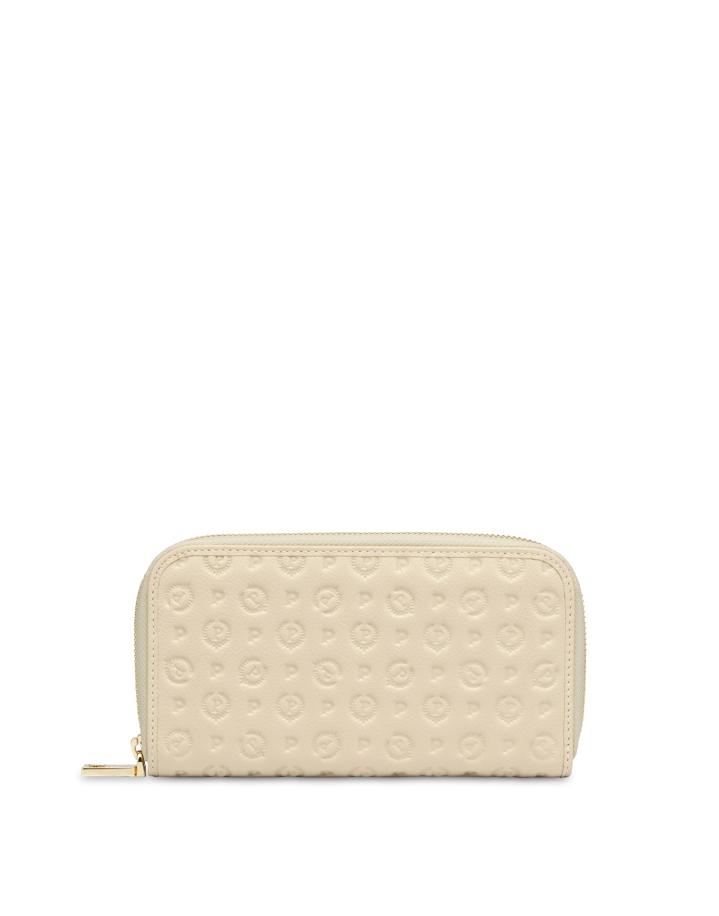 pollini — Portafoglio zip around Heritage Logo Embossed