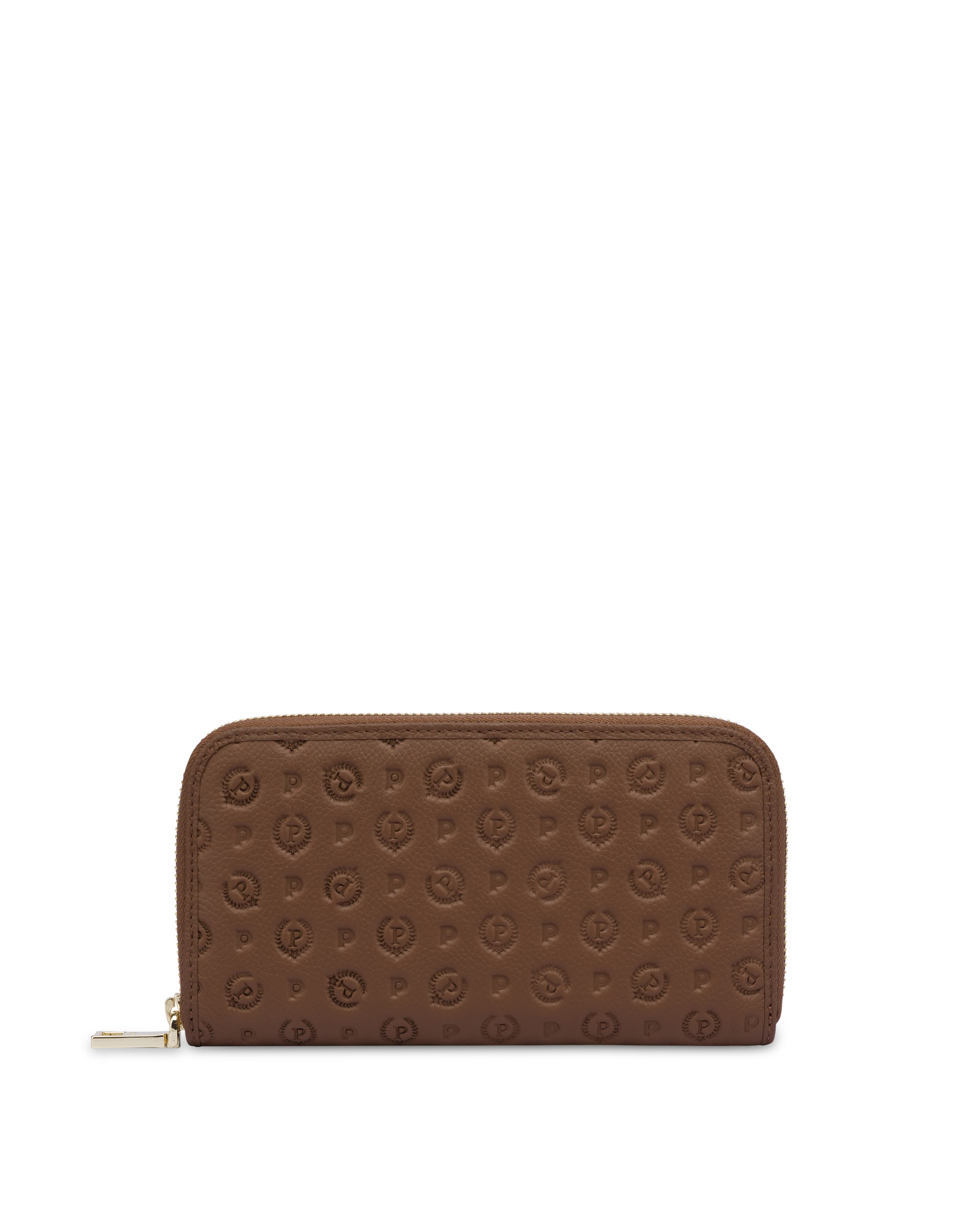 pollini — Portafoglio zip around Heritage Logo Embossed