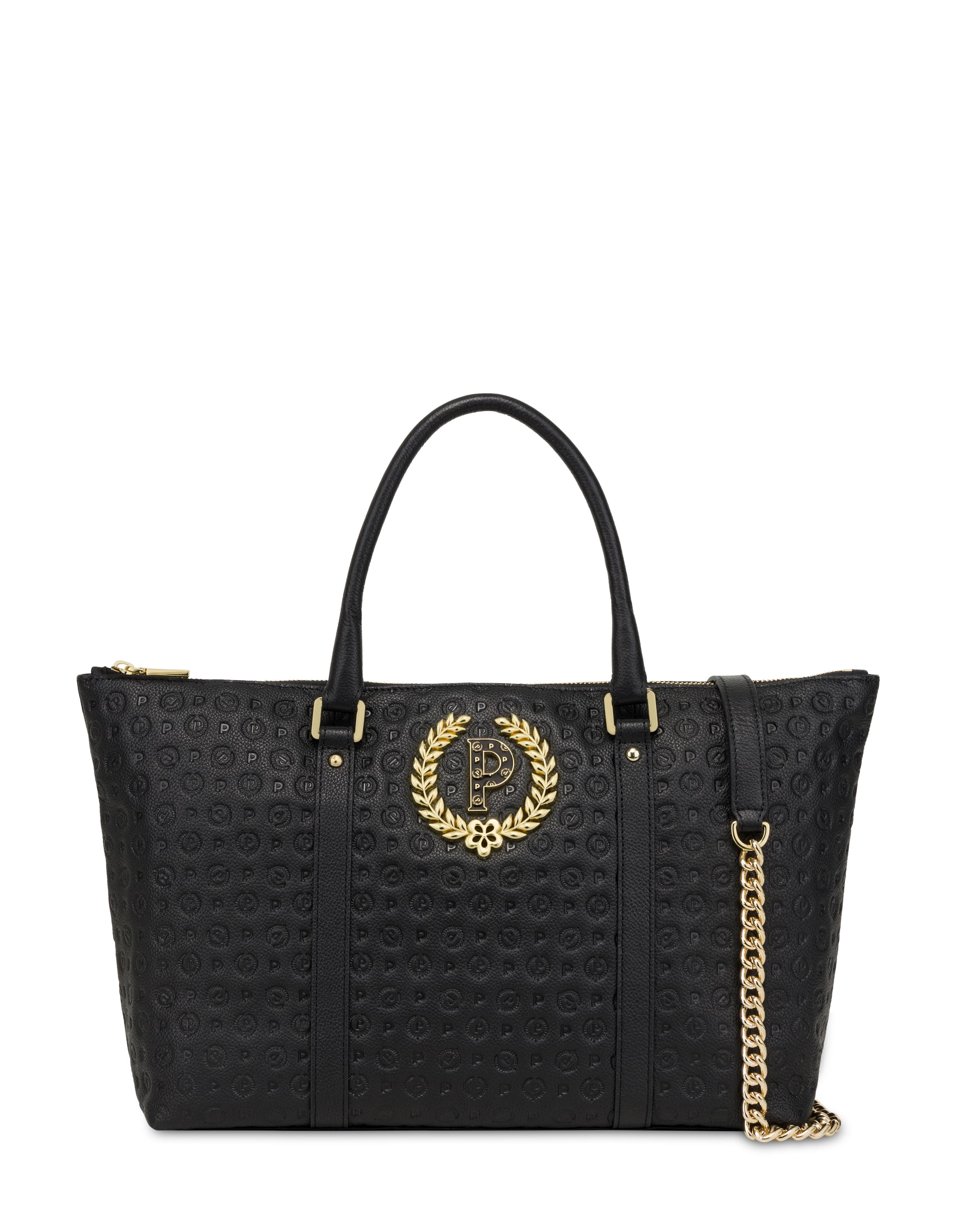 pollini — Shopping bag Heritage Logo Embossed