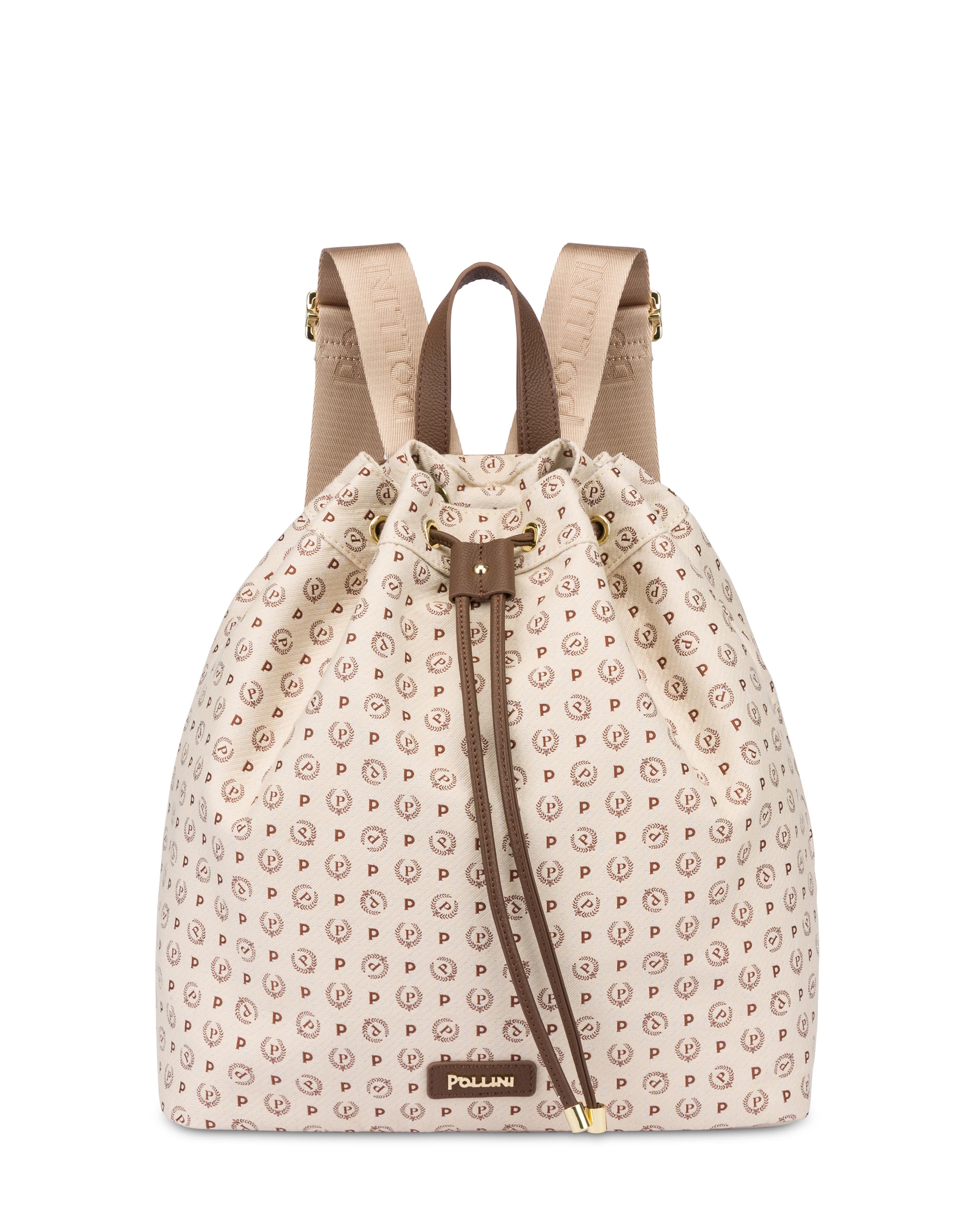 pollini — Zaino Heritage Denim Jacquard