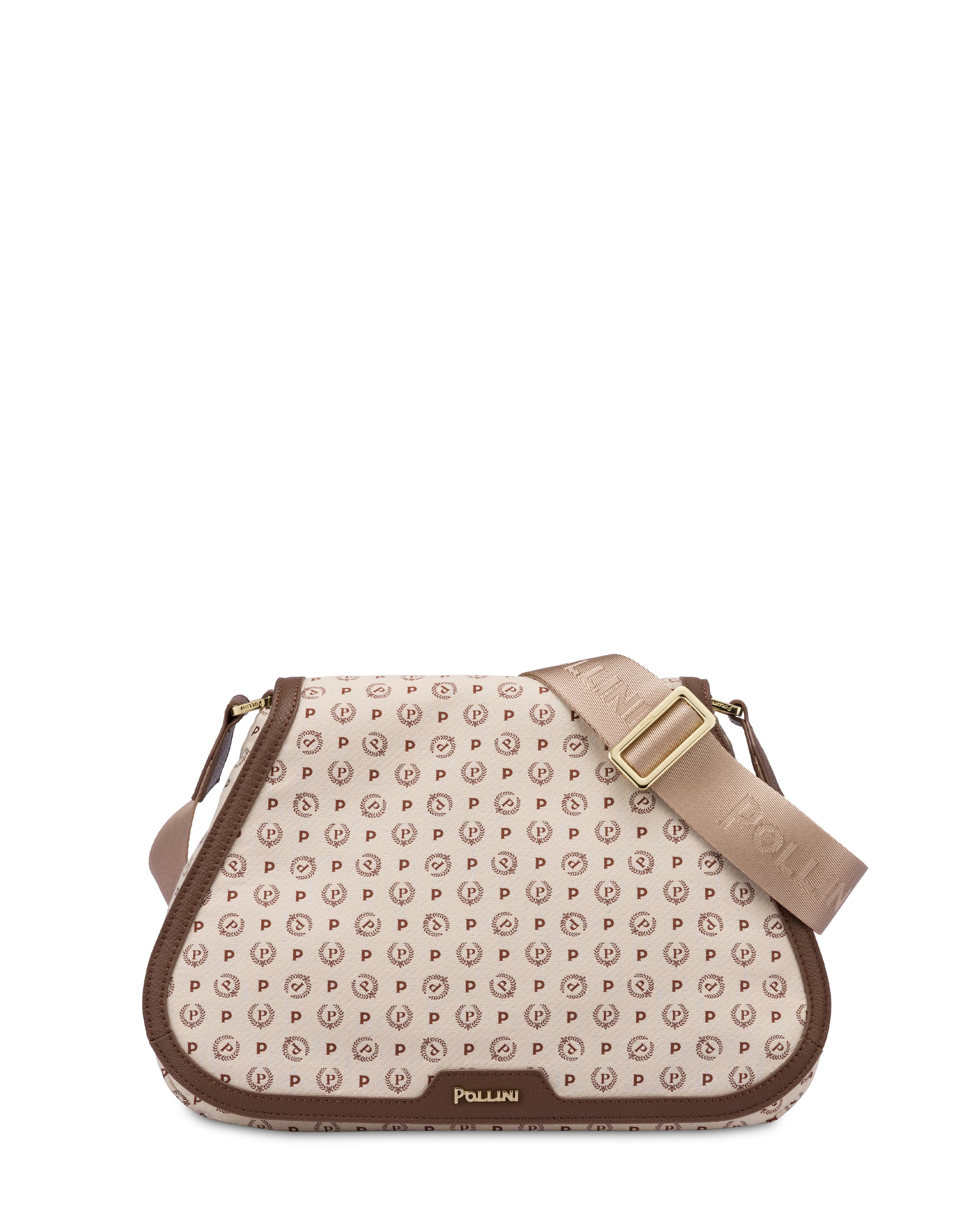 pollini — Borsa a tracolla Heritage Denim Jacquard
