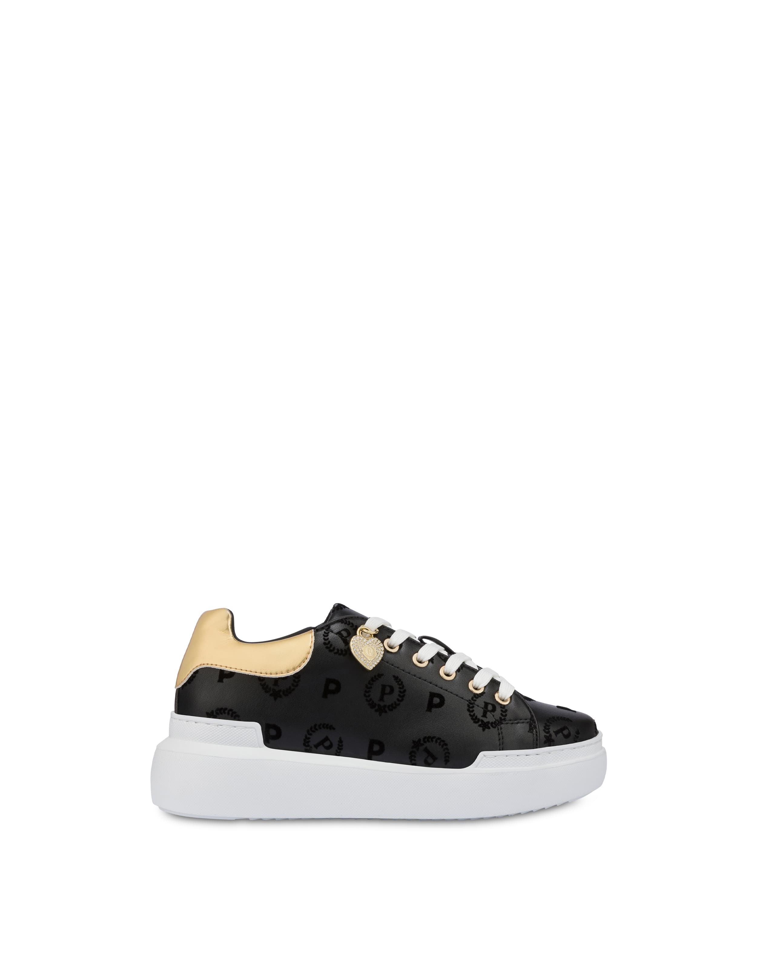 pollini — Sneakers con charm Heritage Flock