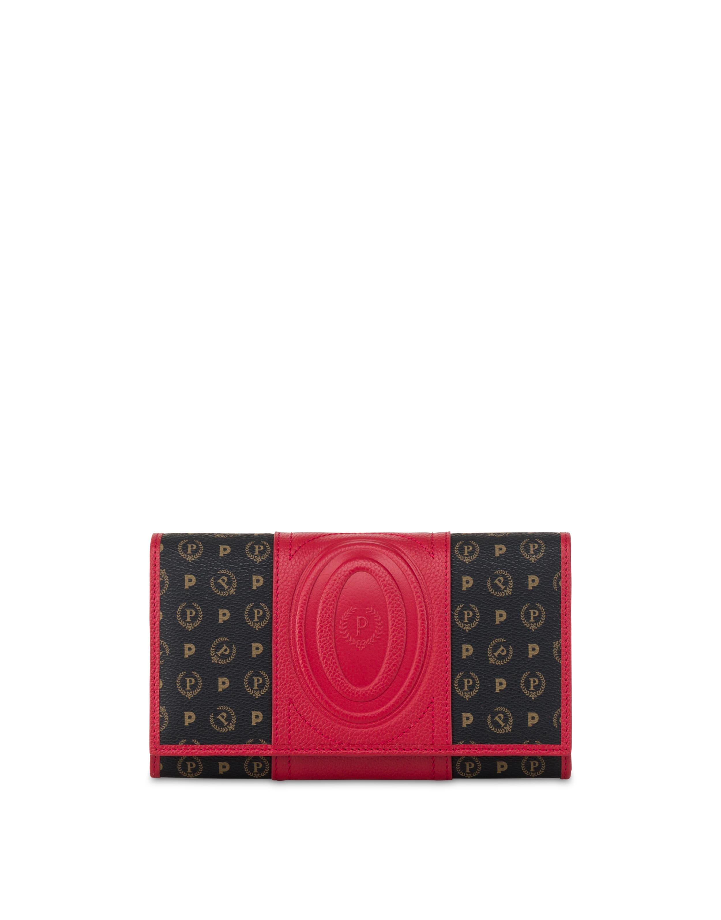 pollini — Portafoglio Heritage 70 NERO/ROSSO.