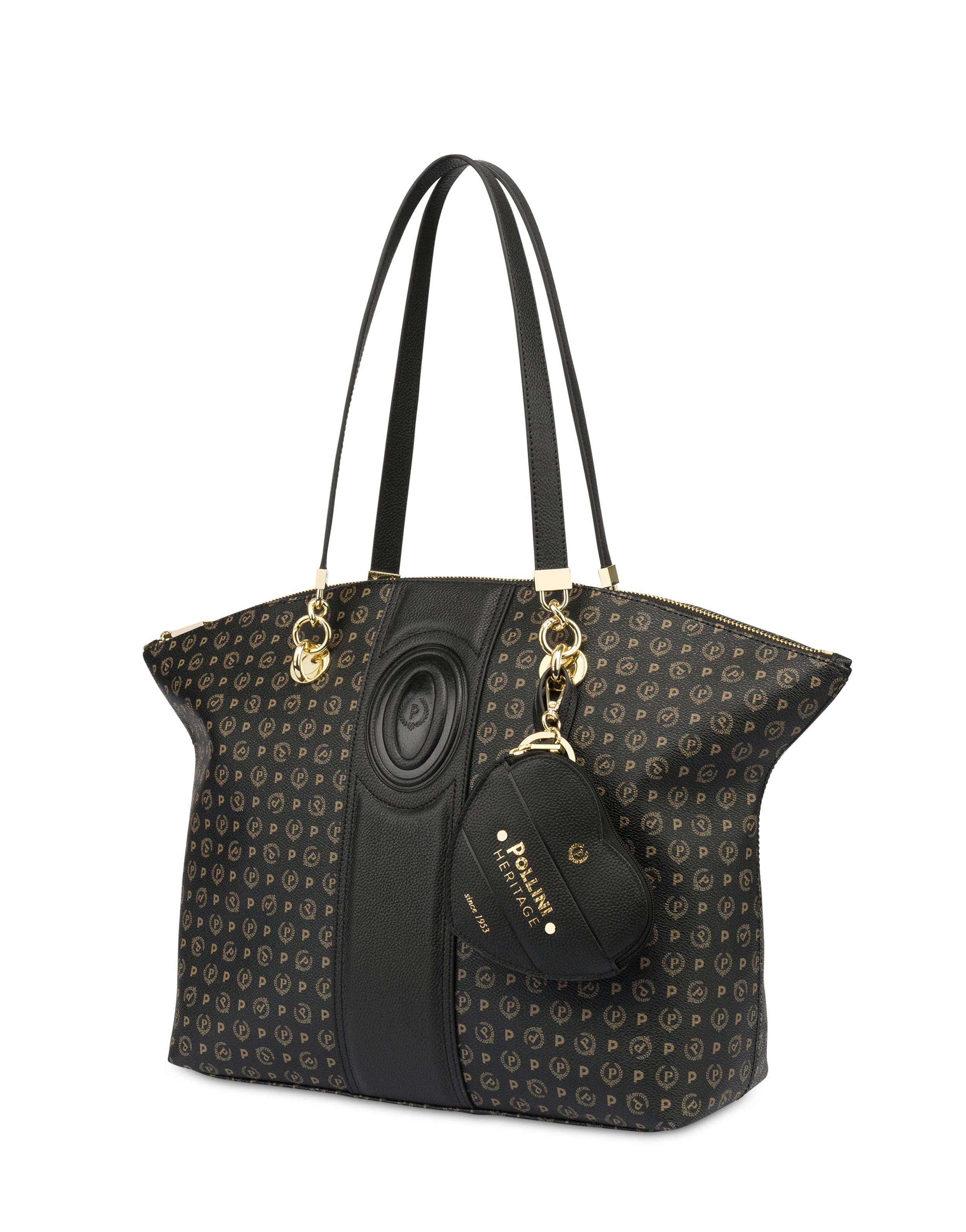 Tote bag Heritage 70 NERO/NERO. — vista 2