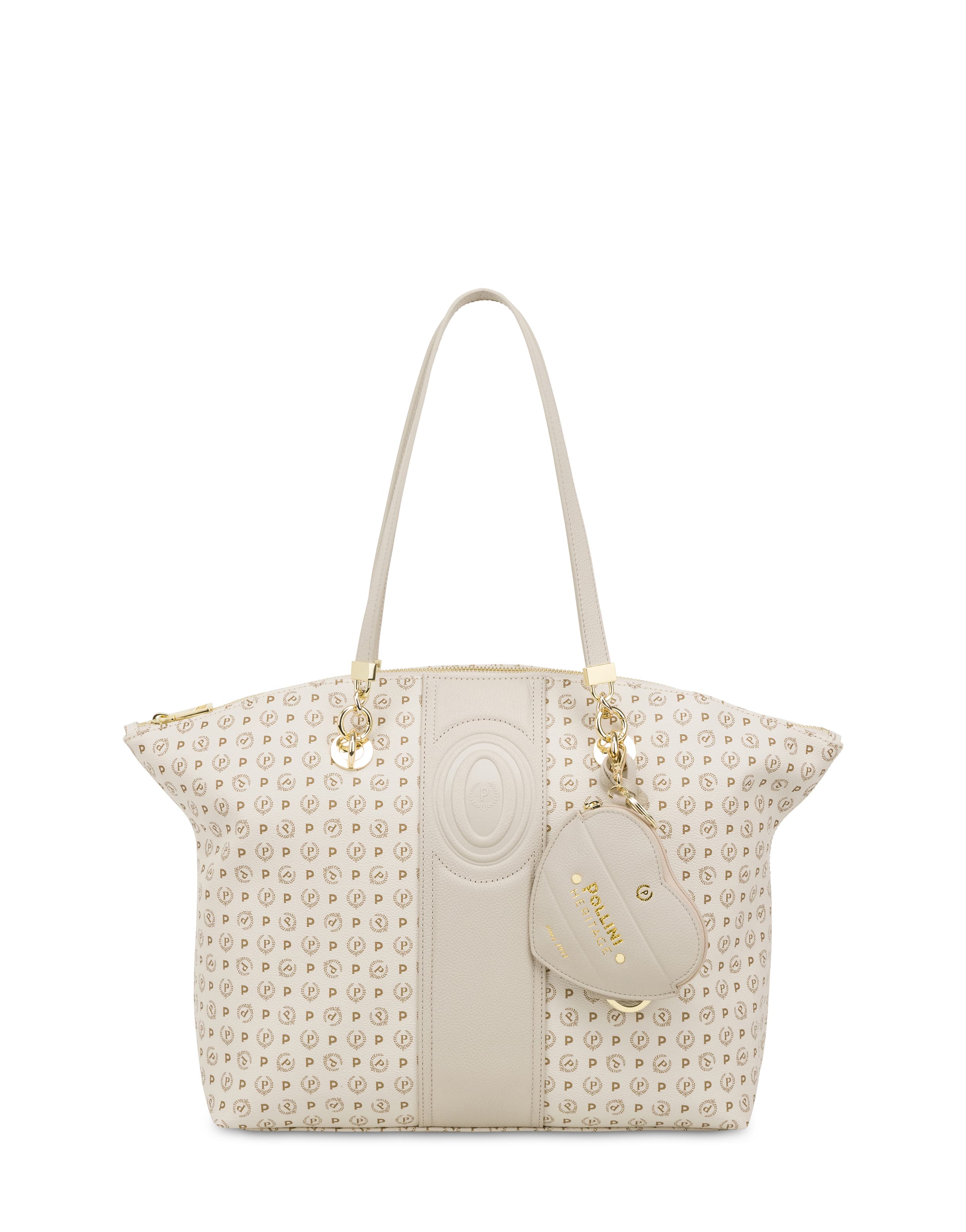 pollini — Tote bag Heritage 70 AVORIO/AVORIO.