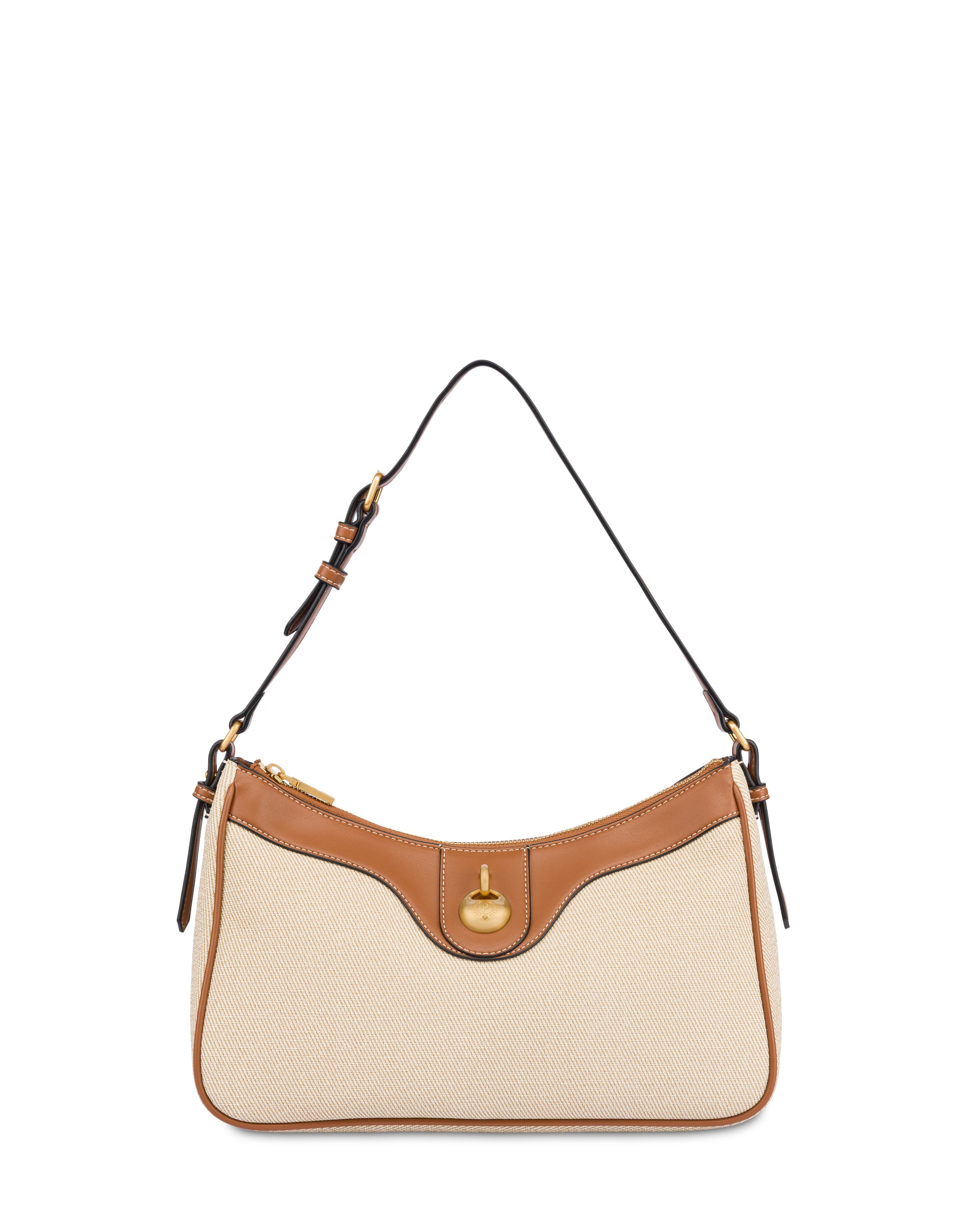 pollini — Small Shoulder Bag Drop in Canvas