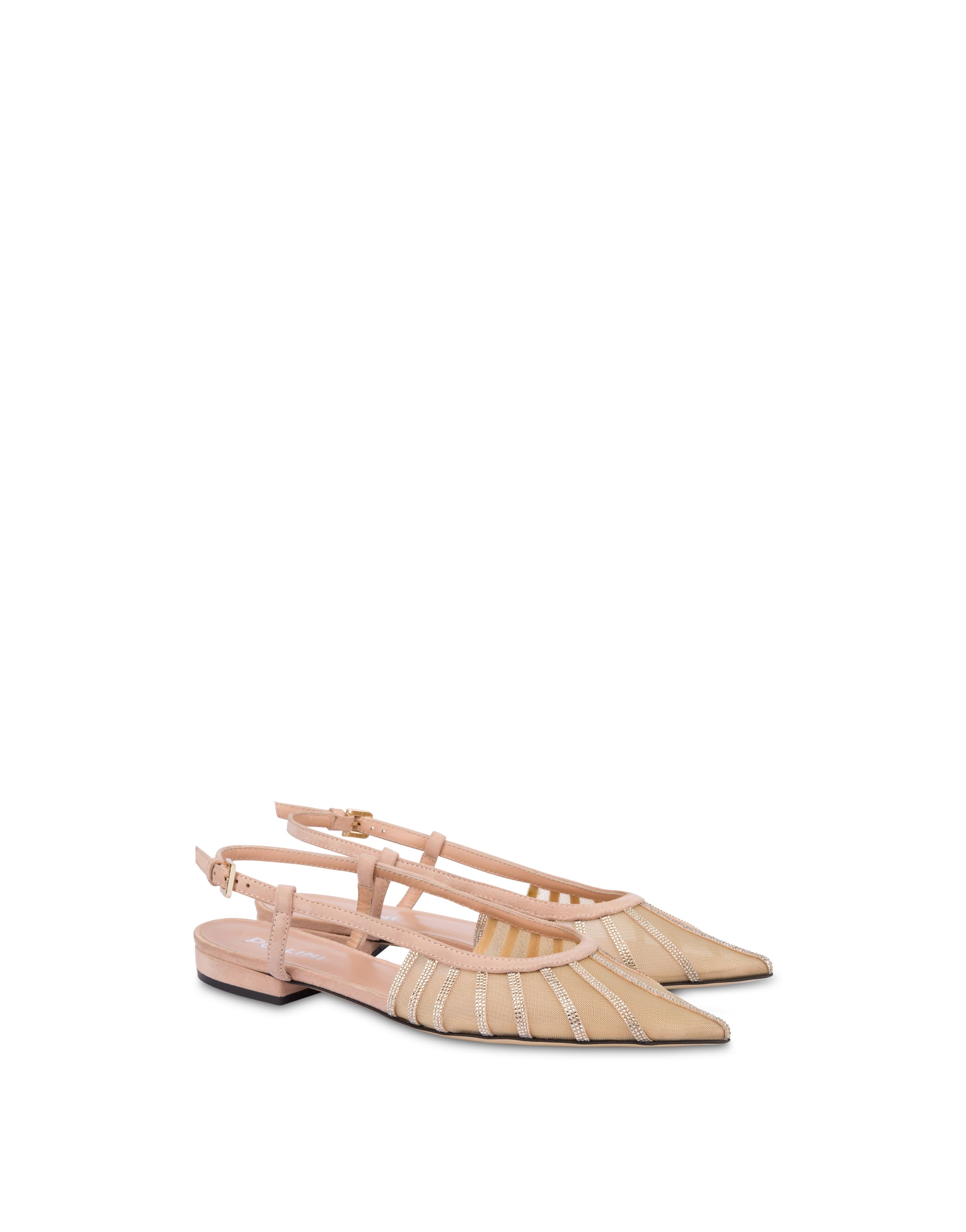 Sling Back Bling Bling In Camoscio — vista 2