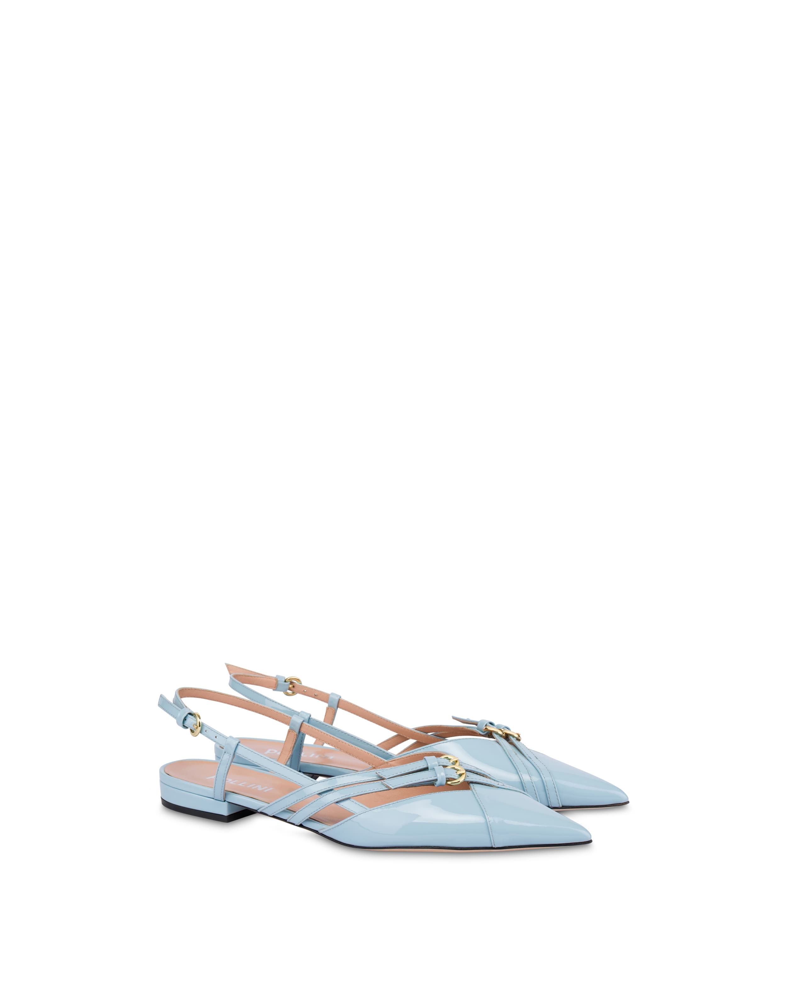 Slingback Echos in Vernice — vista 2