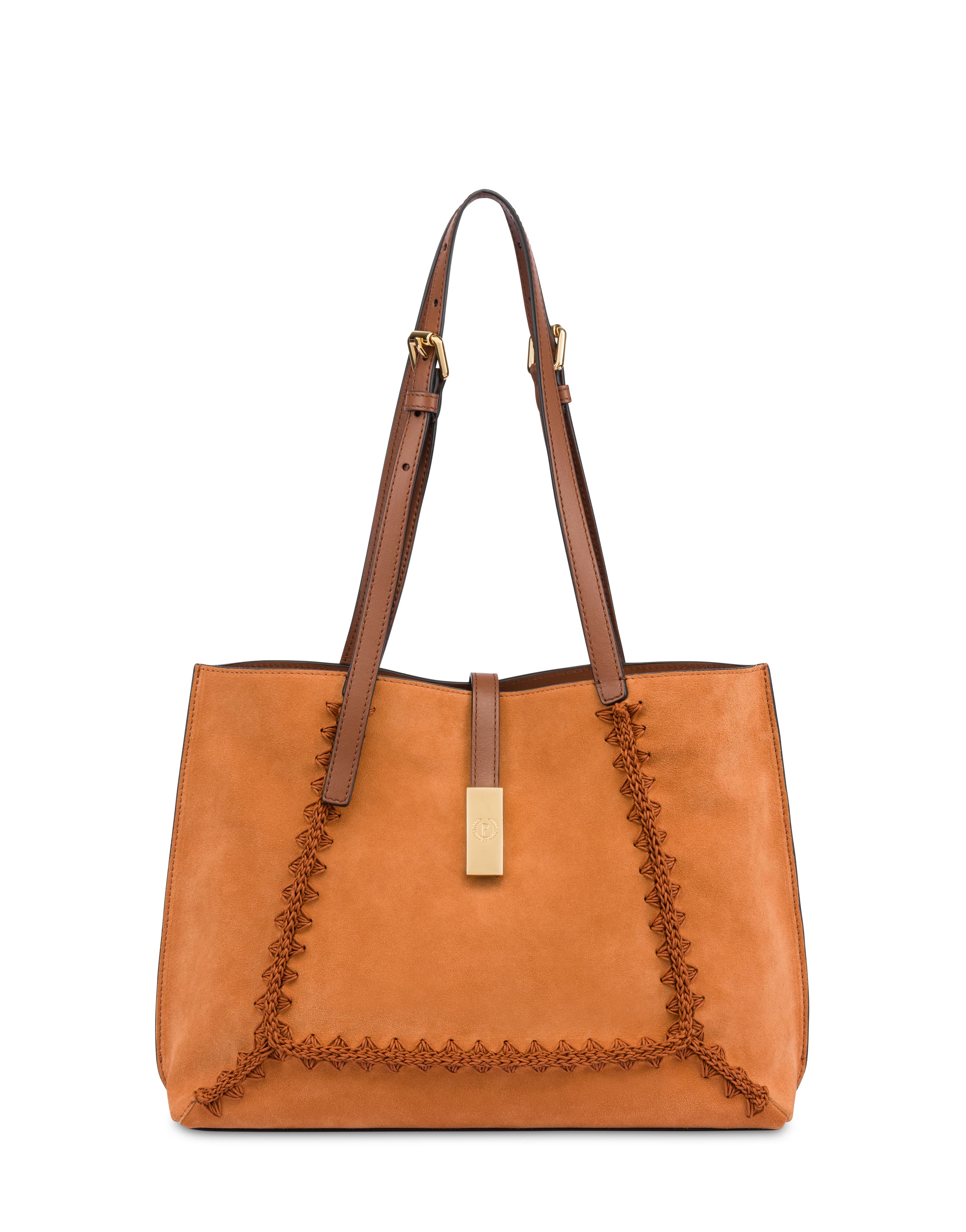 pollini — Small Double Handle Bag Austin in Crosta e Vitello