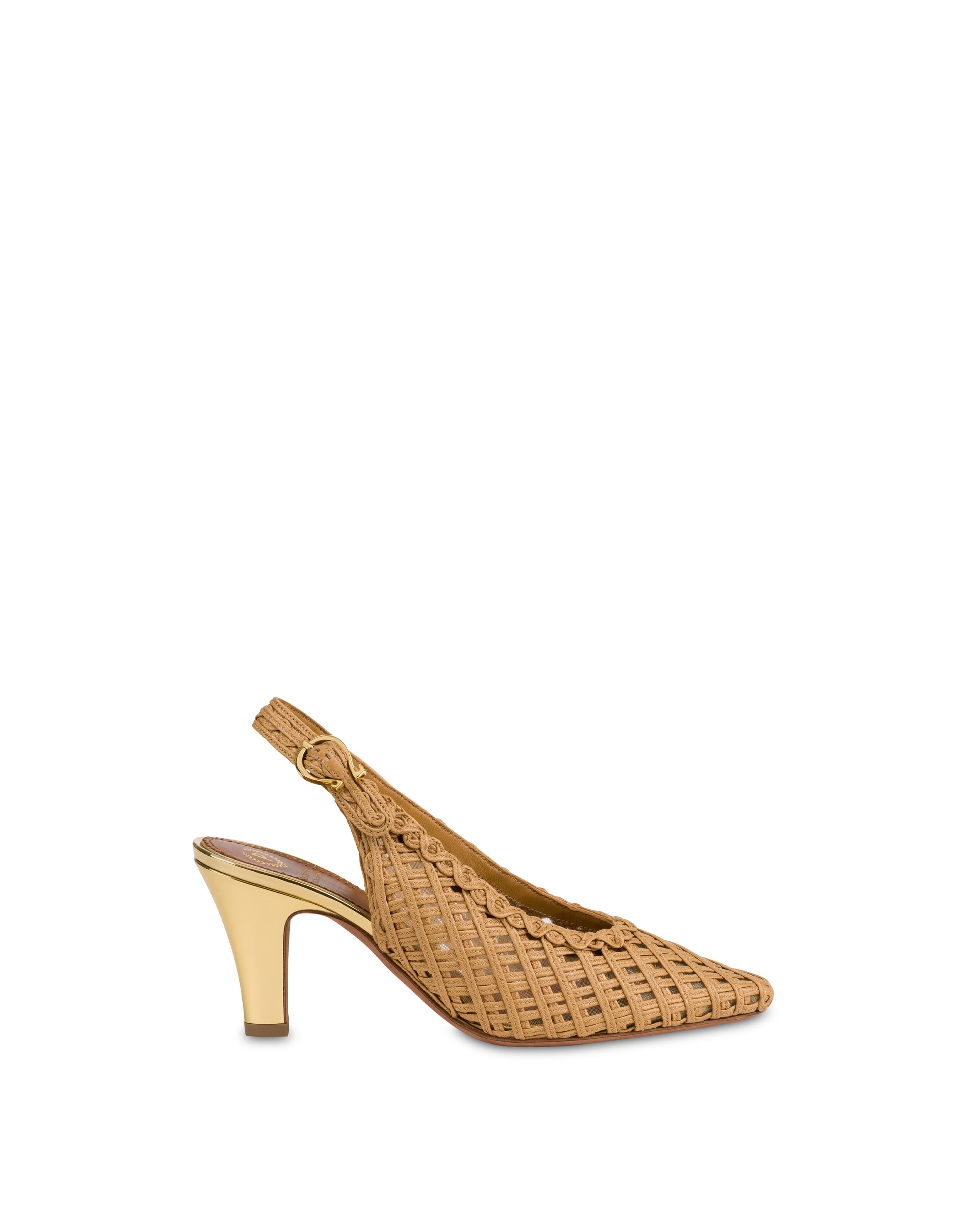 pollini — Slingback Muse in Rafia