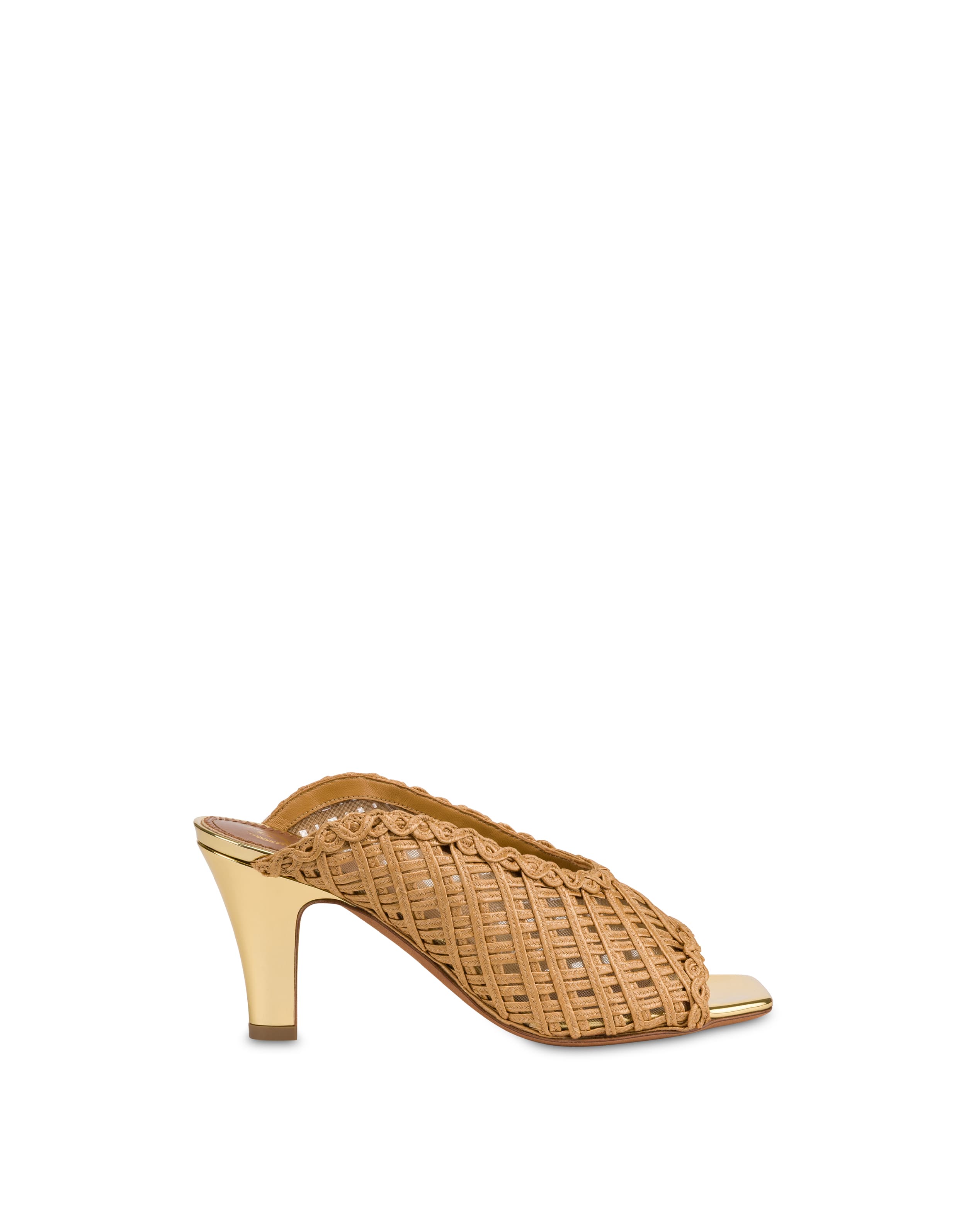 pollini — Mule Muse in Rafia