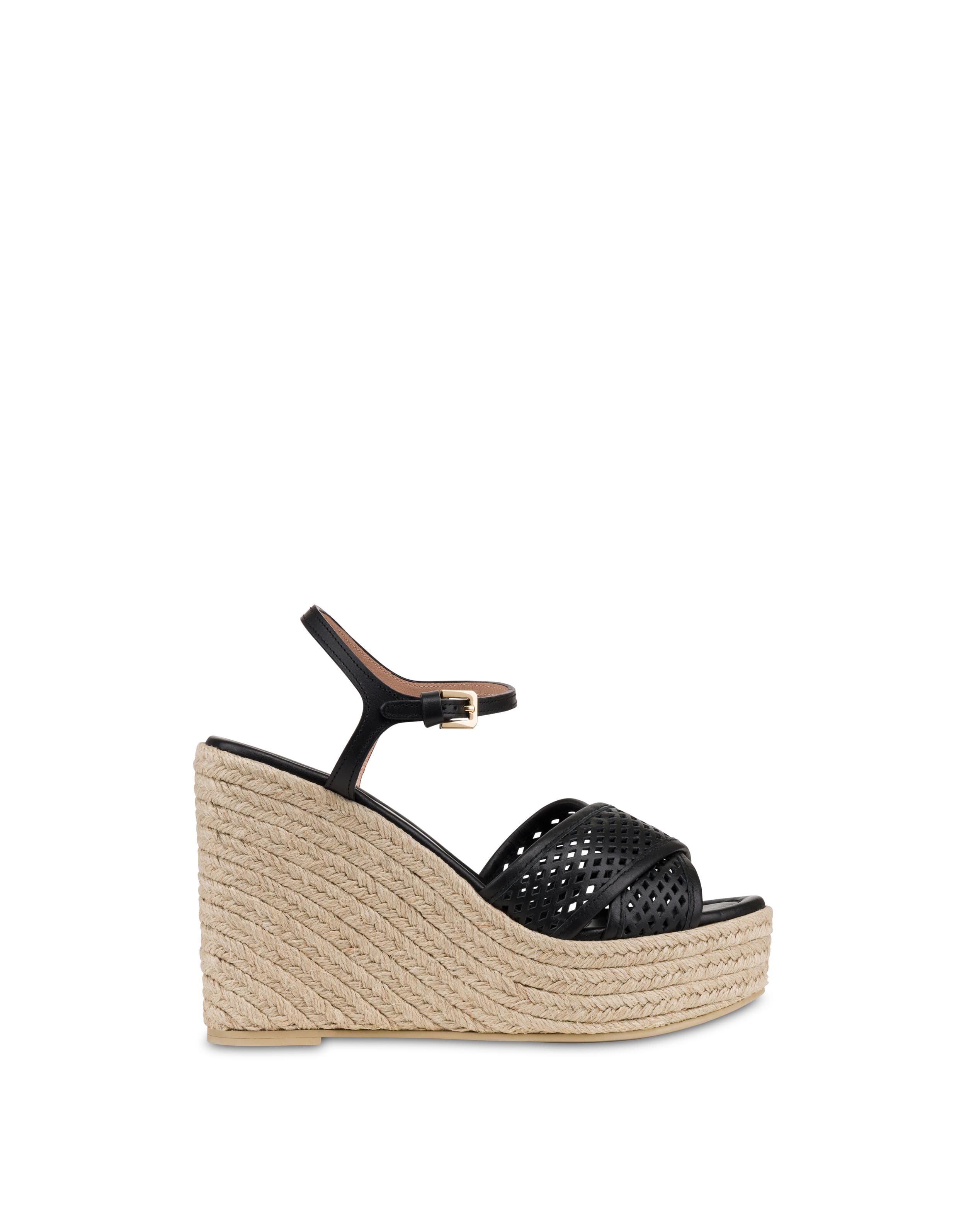 pollini — Sandalo Wedge Glam in Vitello