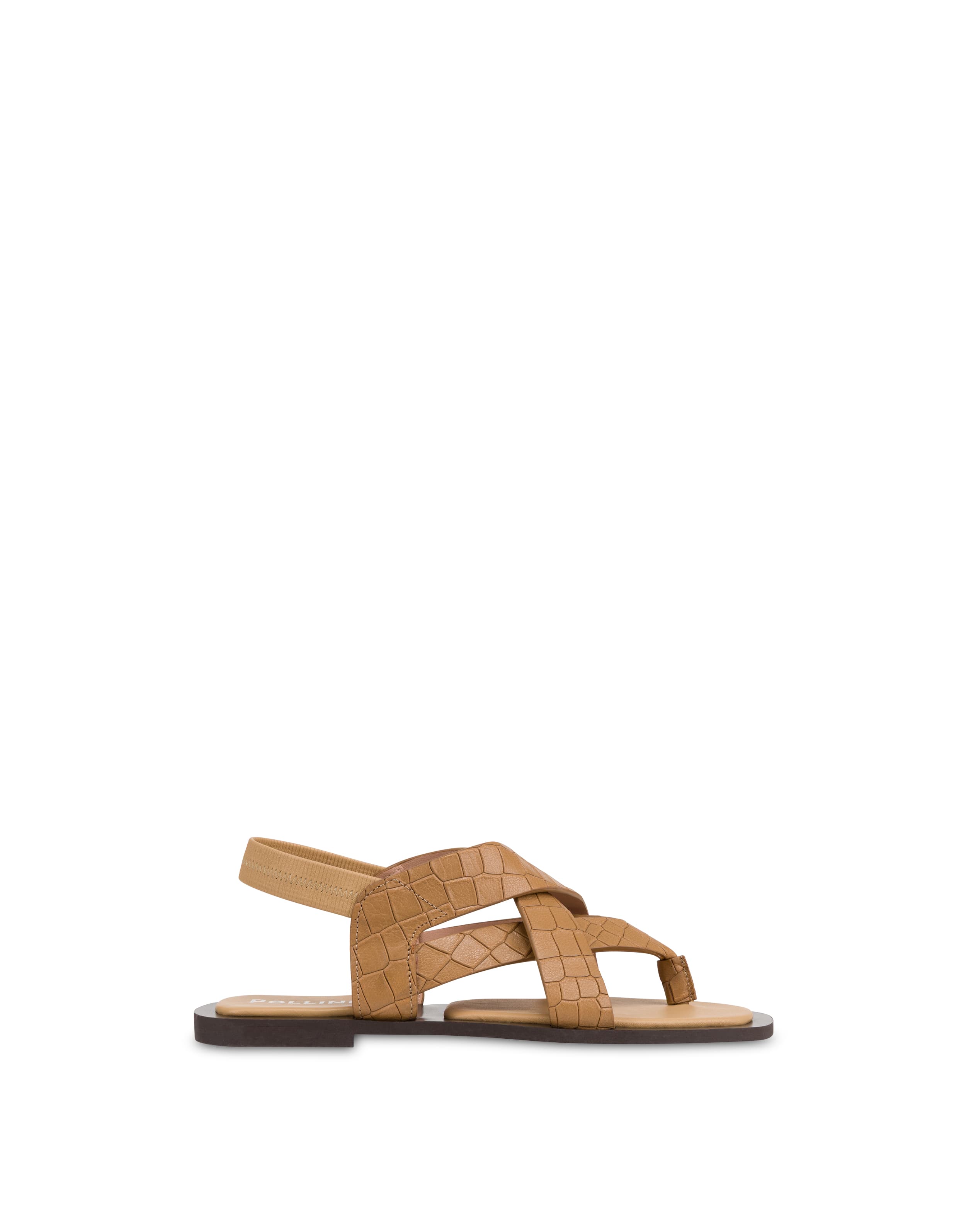 pollini — Sandalo Igea in Stampa Cocco