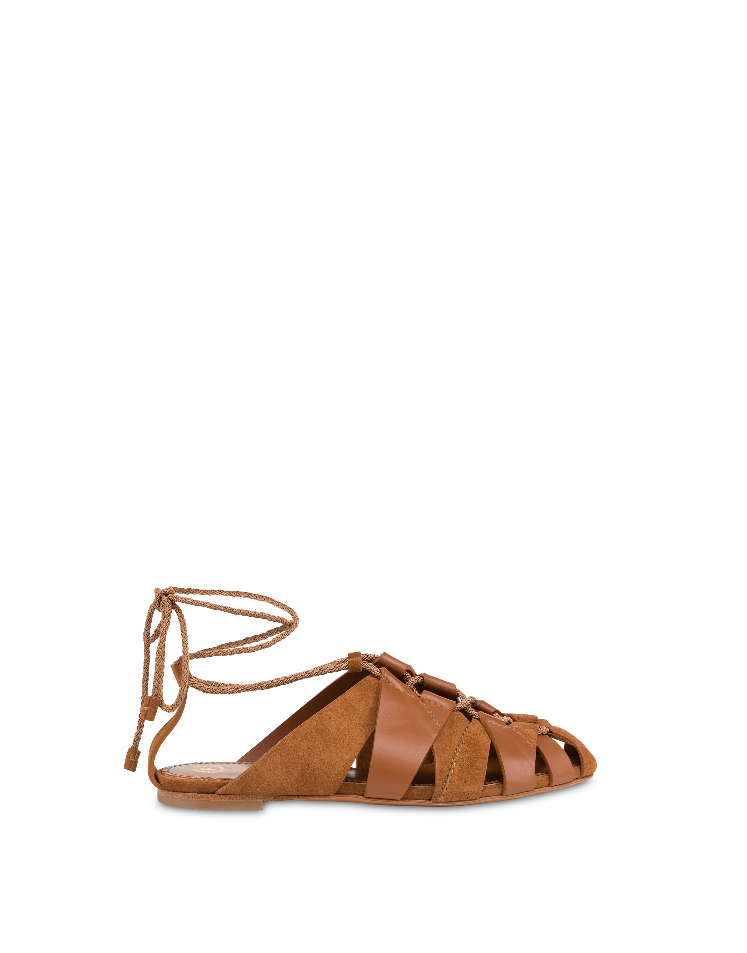 pollini — Sandalo Flat Wave in Crosta