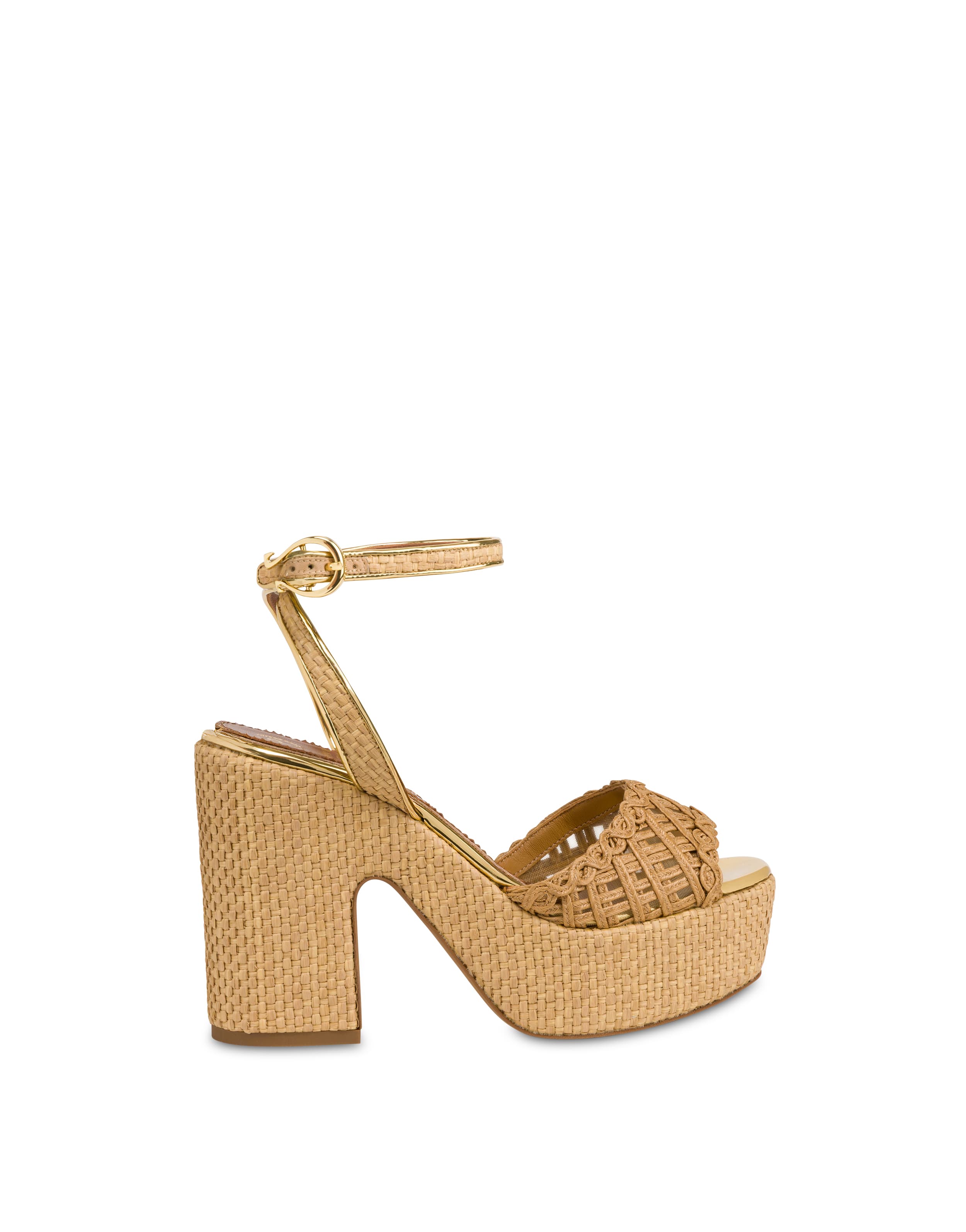pollini — Sandalo Muse in Rafia