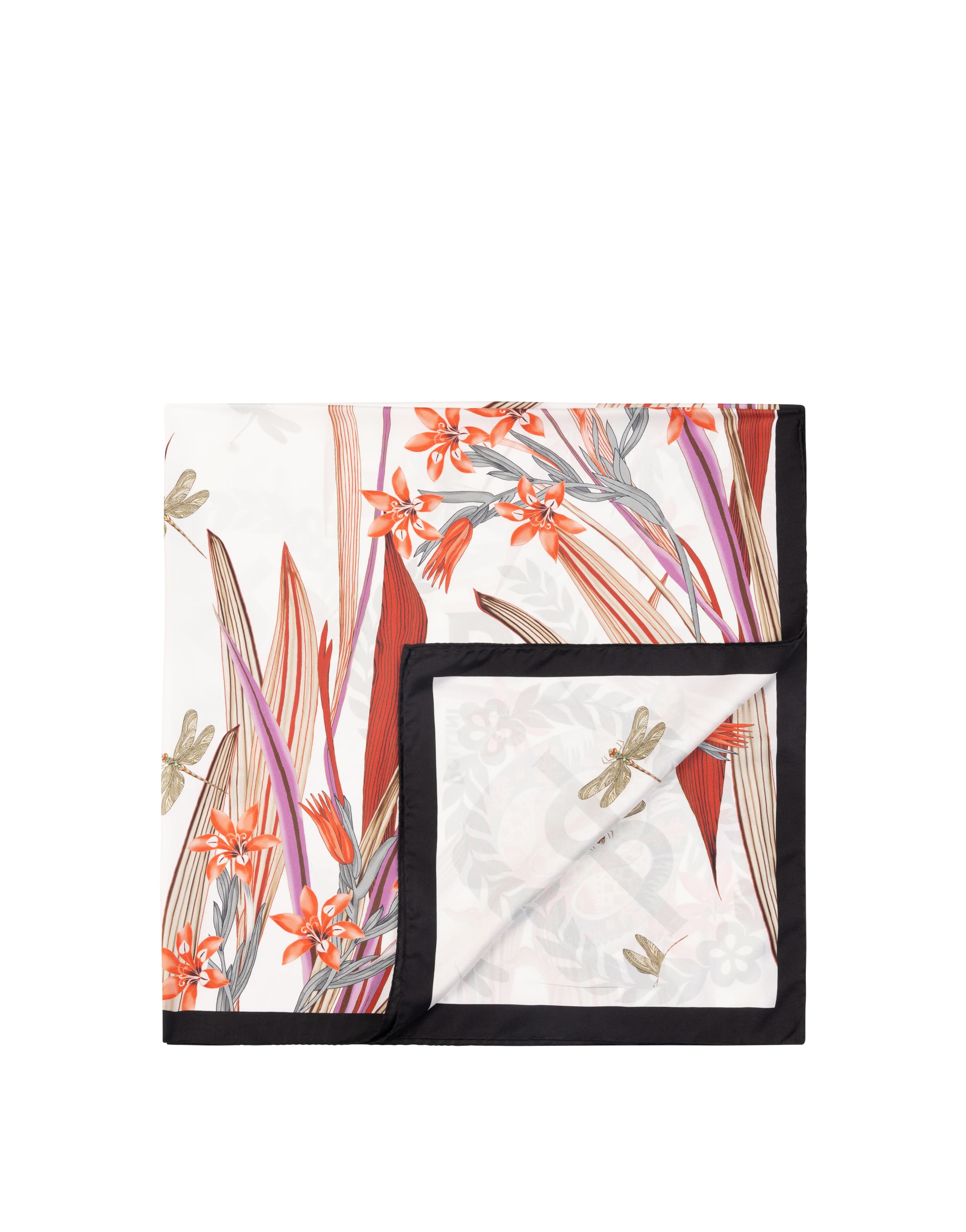 pollini — Foulard In Seta Con Stampa floreale