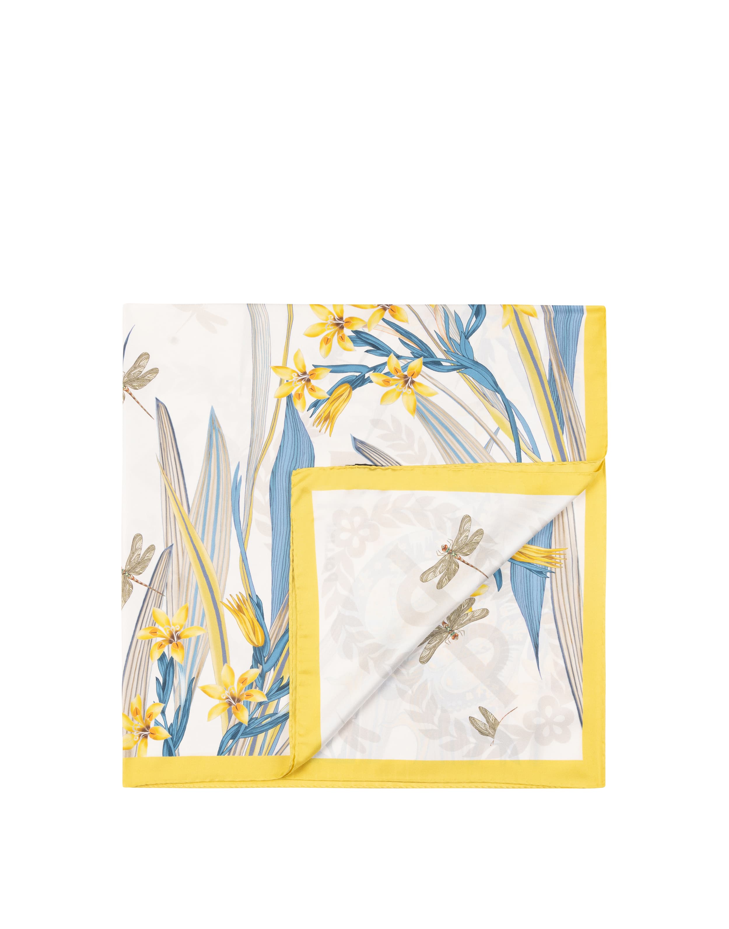 pollini — Foulard In Seta Con Stampa floreale