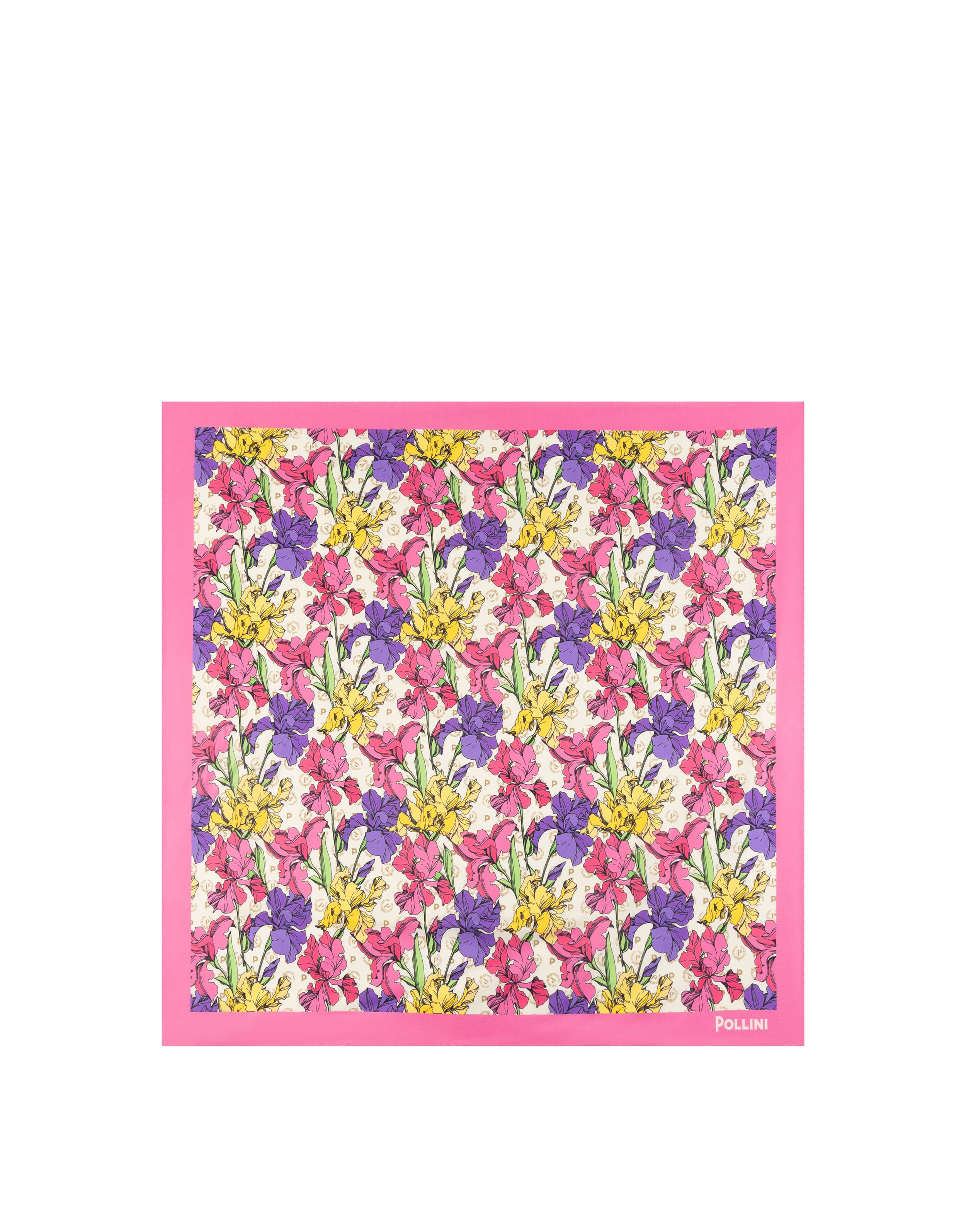 Foulard In Seta Con Stampa floreale multicolor — vista 2