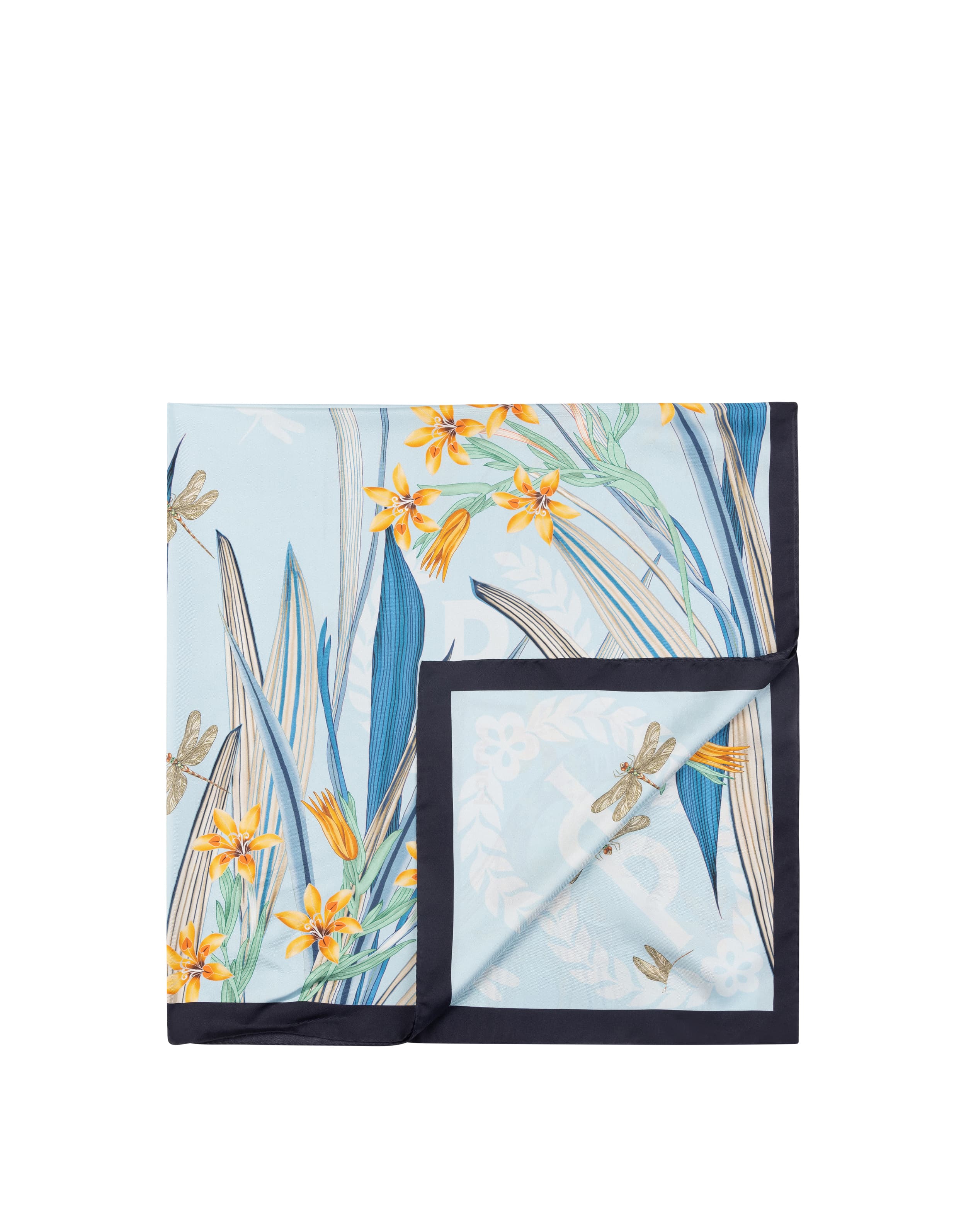 pollini — Foulard In Seta Con Stampa floreale