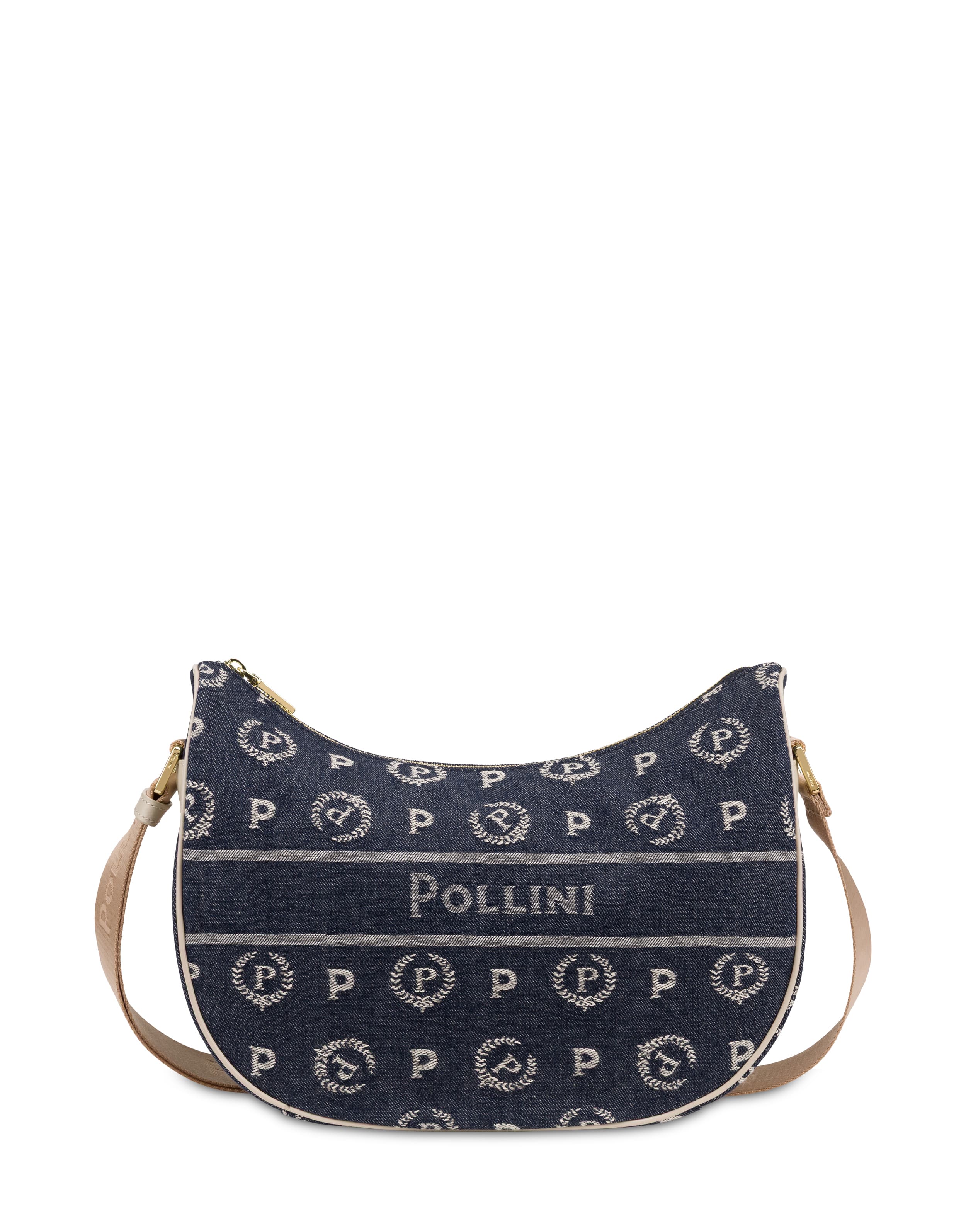 pollini — Hobo Bag Heritage Marina in Denim