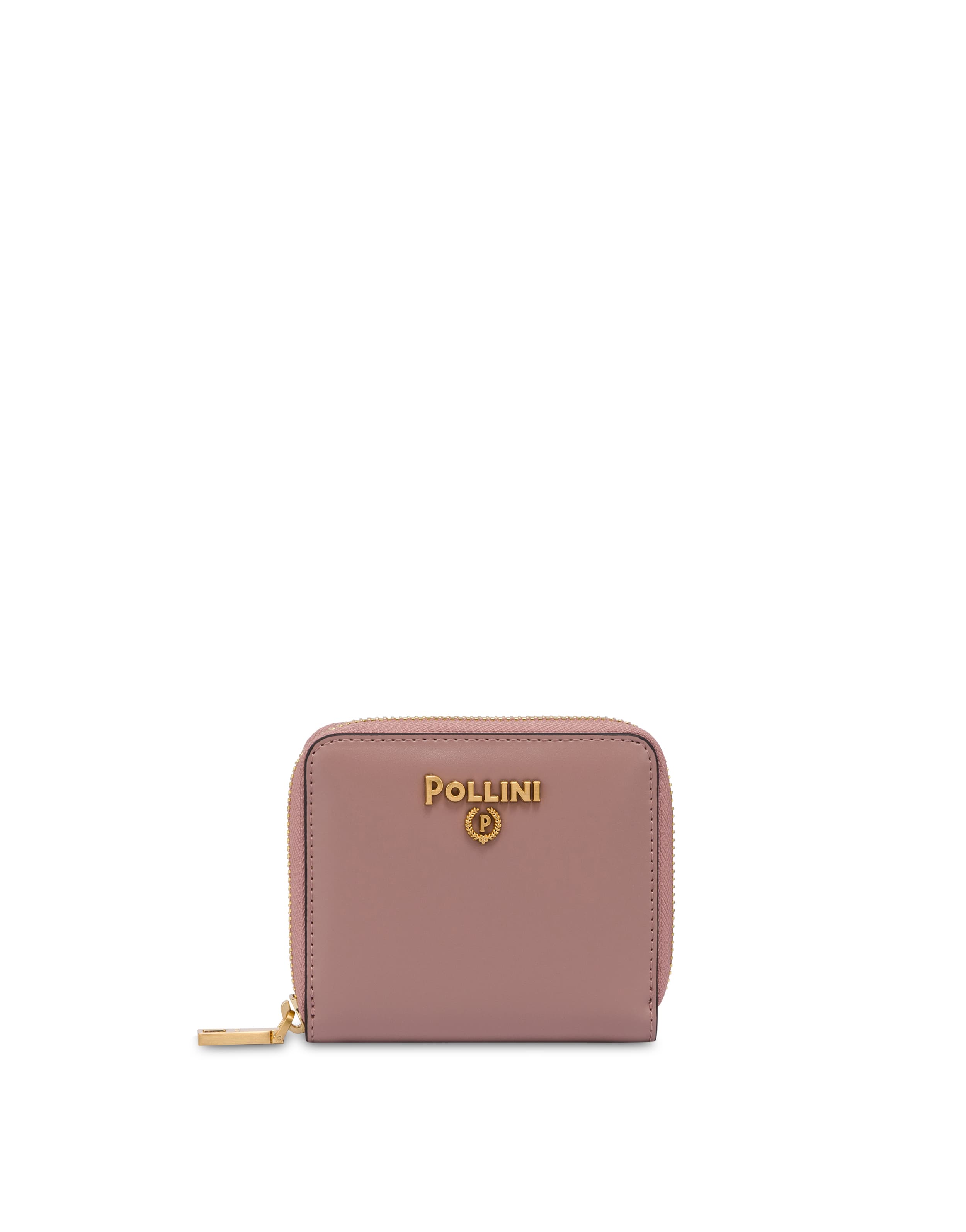 pollini — Piccolo portafoglio con logo in metallo