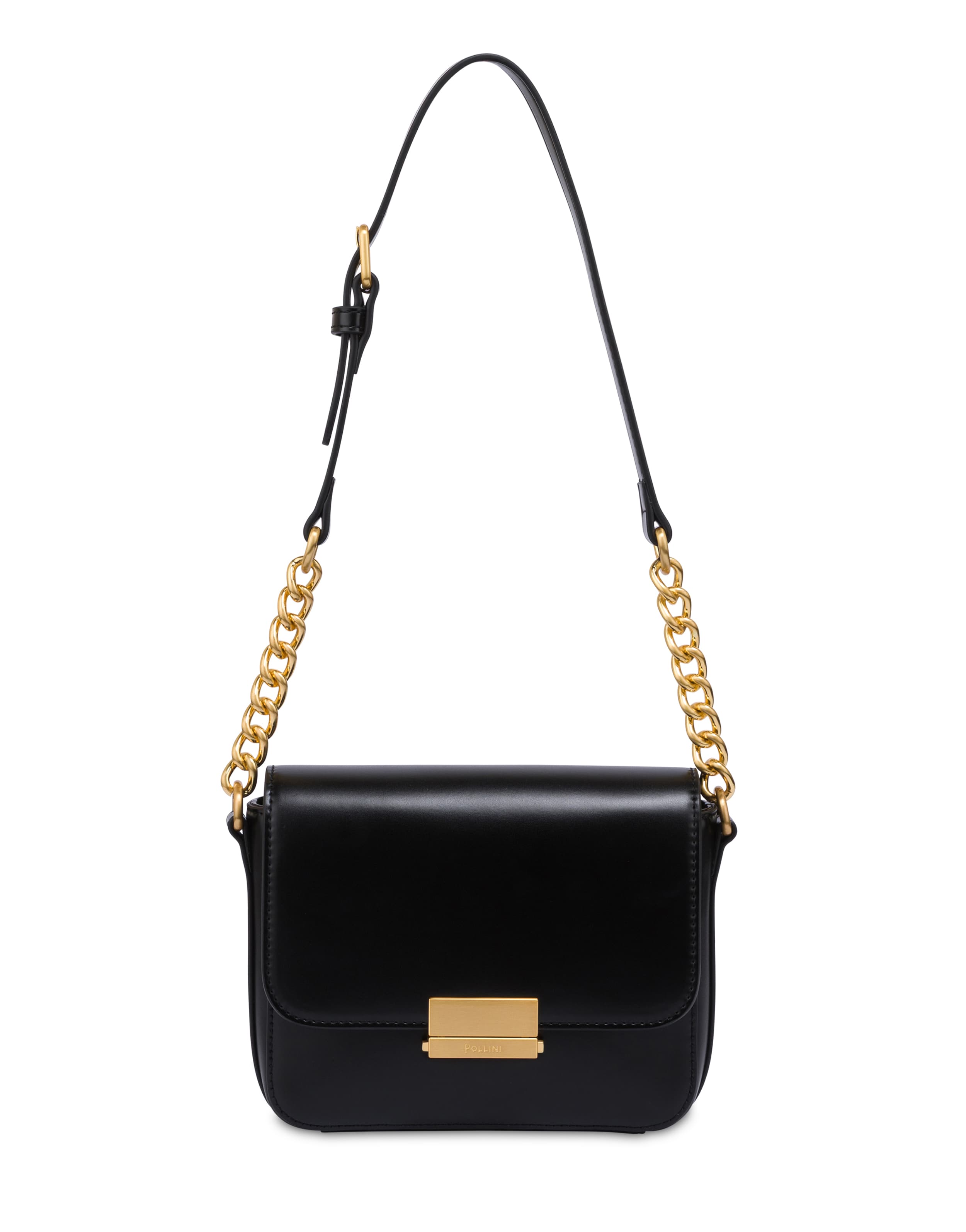 pollini — Borsa a spalla Aurora in plain pu